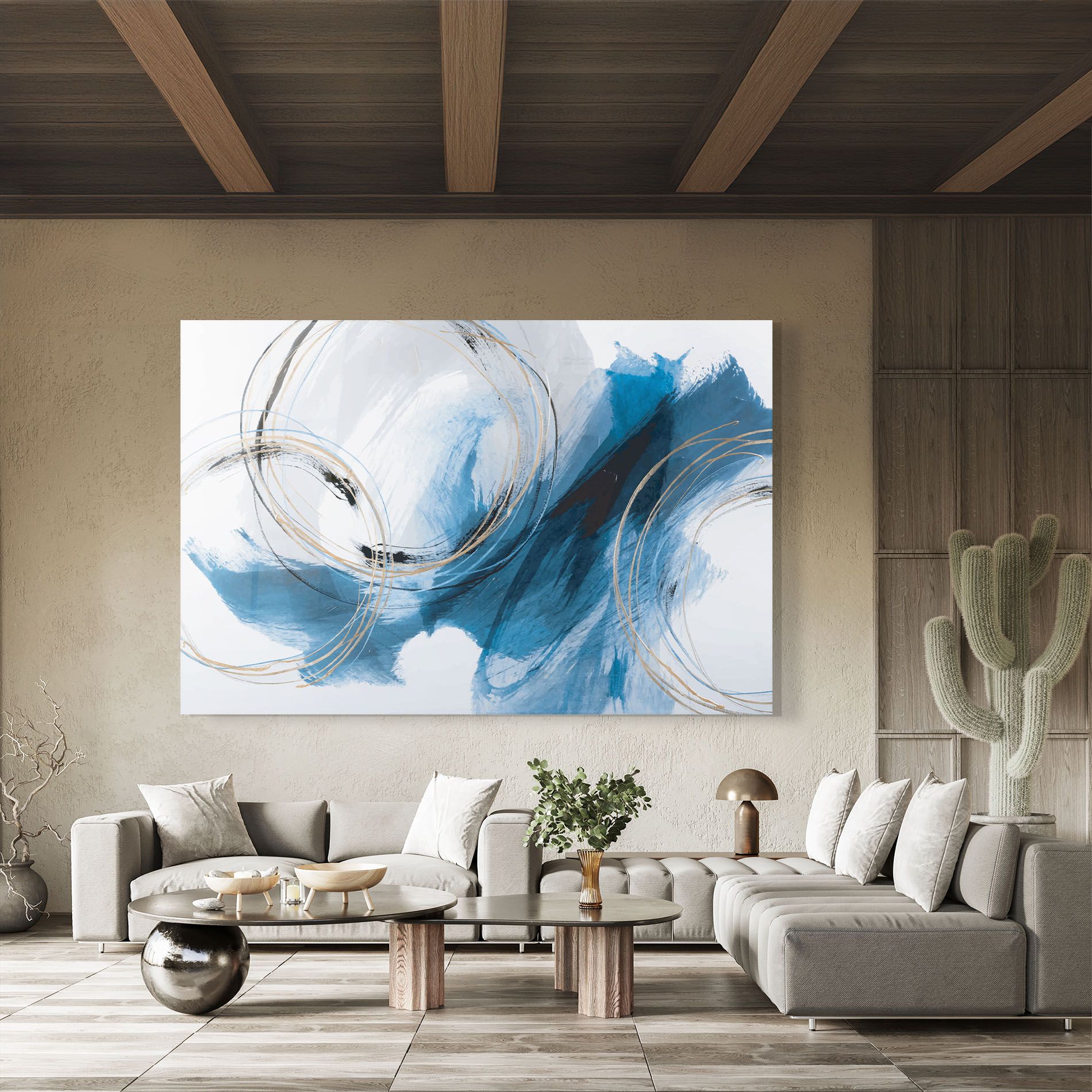 Beautiful Abstract Painting mockup 8