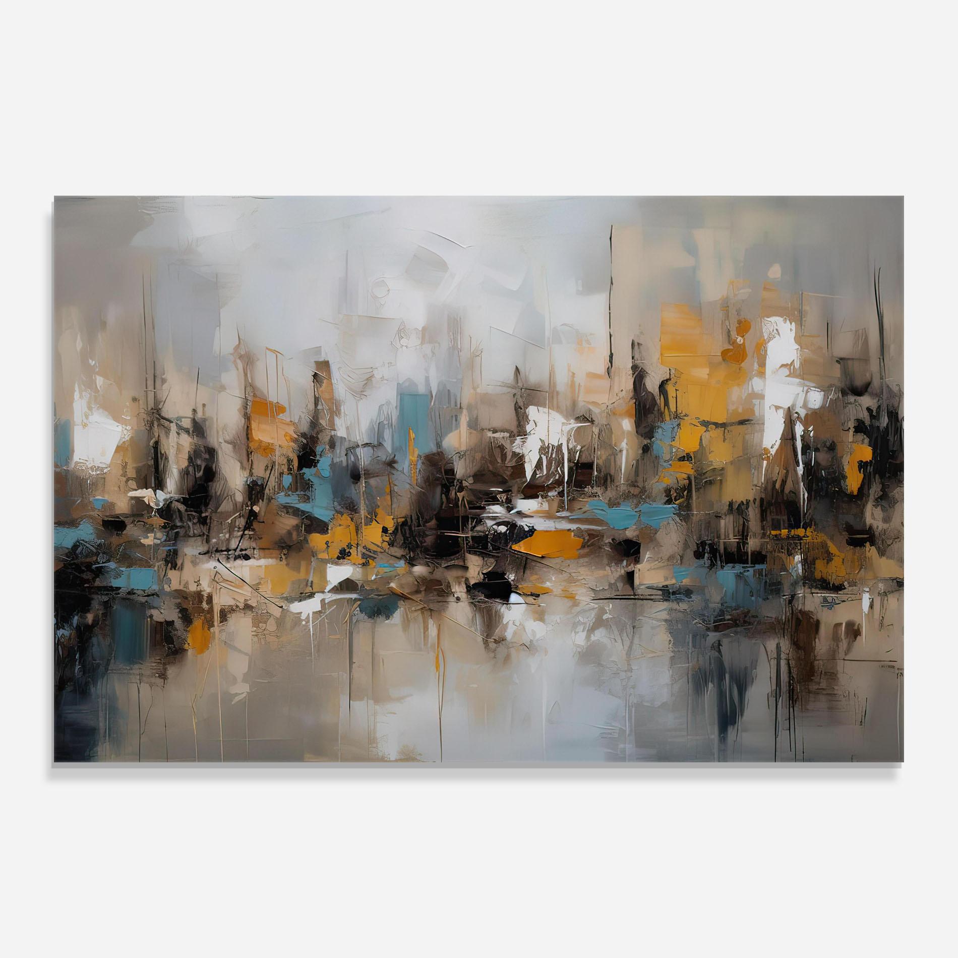 Glasbild Abstract Los Angeles mockup 0