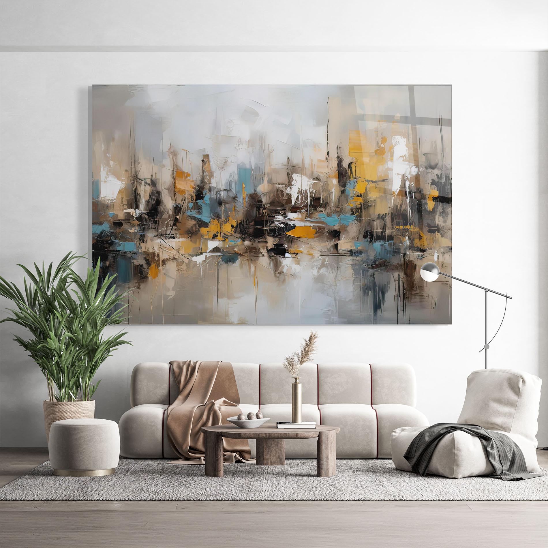 Glasbild Abstract Los Angeles mockup 9