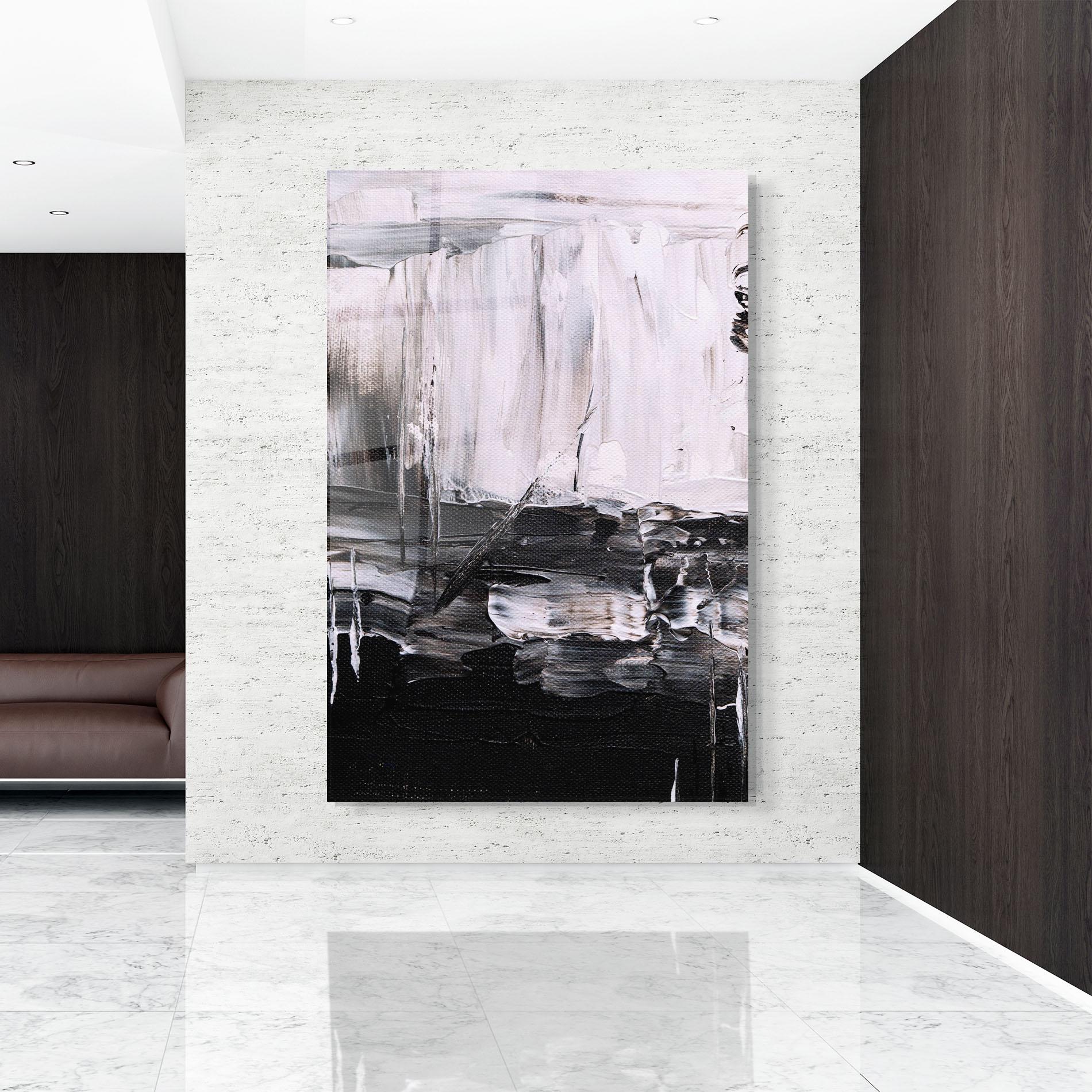 Glasbild Abstract Paintings mockup 9