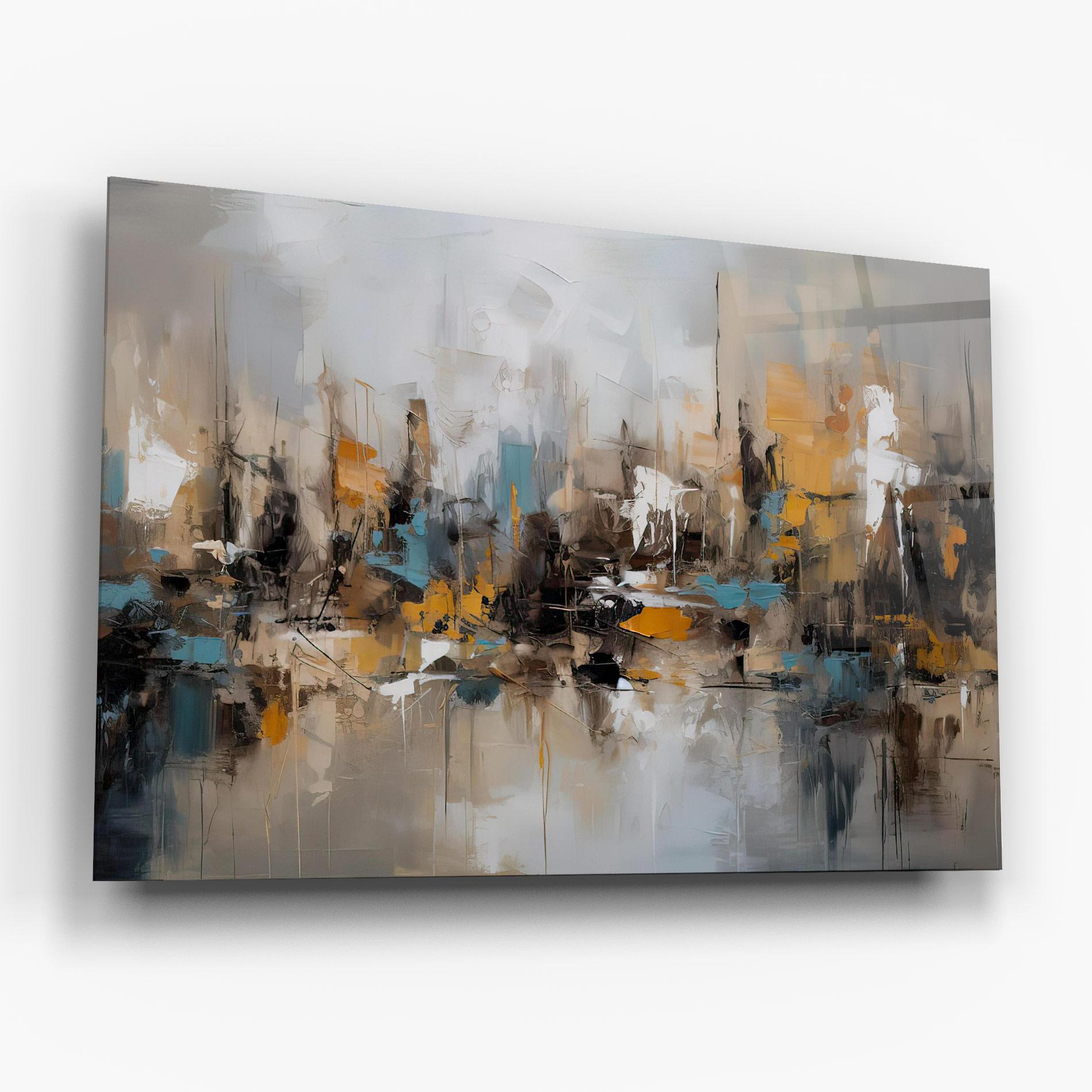 Glasbild Abstract Los Angeles mockup 6