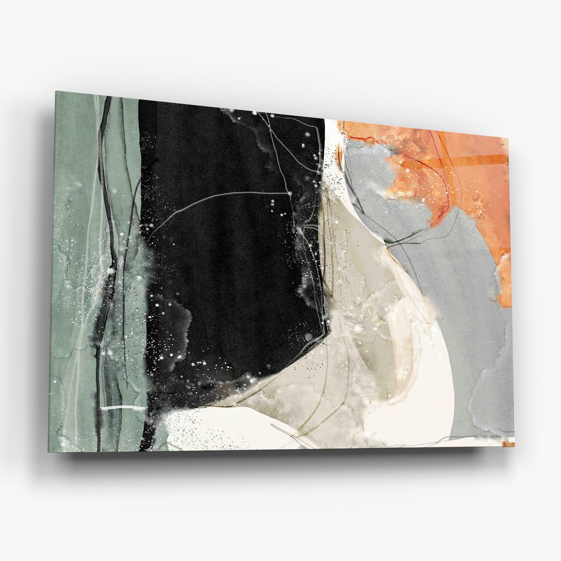 Beautiful White Drops mockup 6