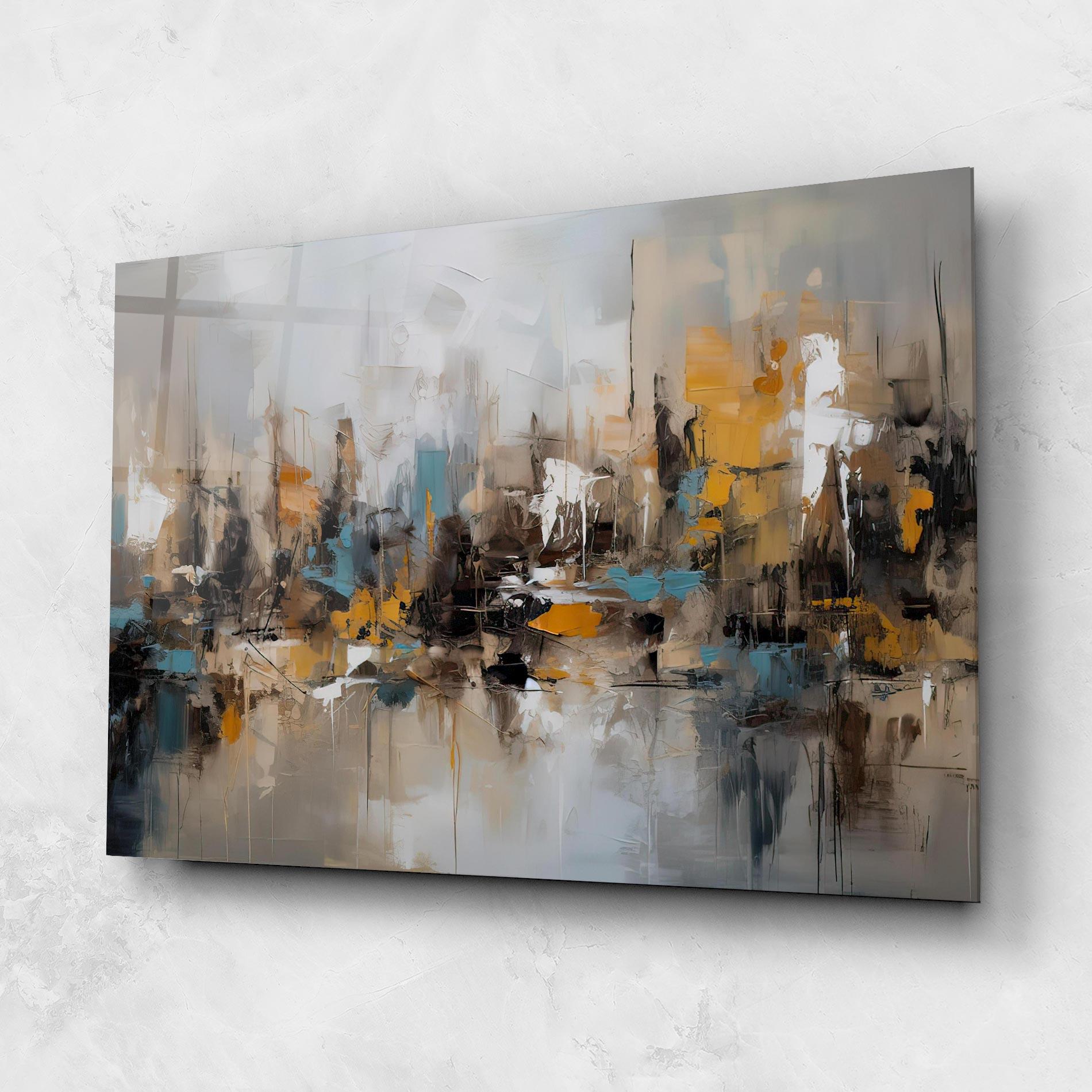 Glasbild Abstract Los Angeles mockup 1
