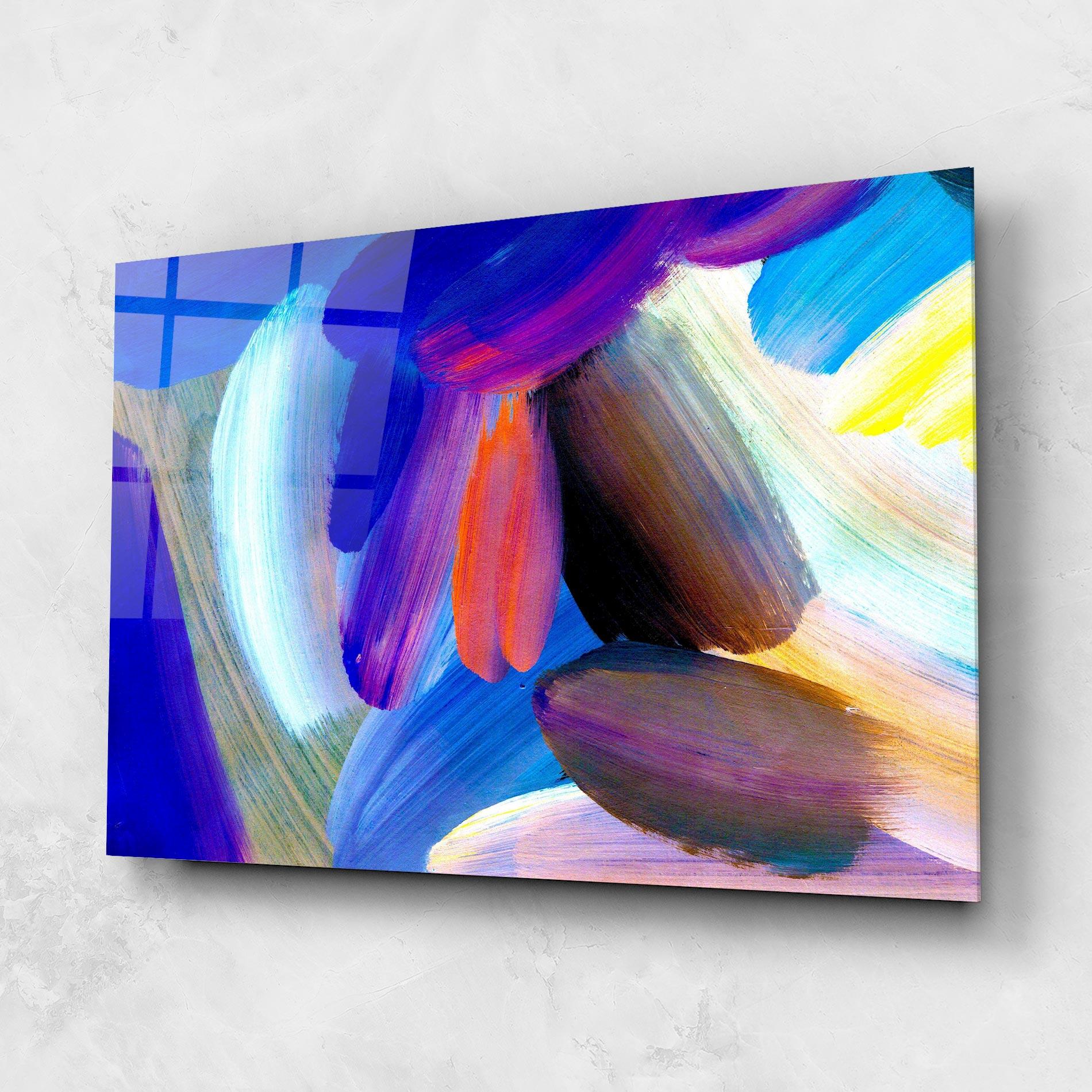 Glasbild Colorful Abstract mockup 1