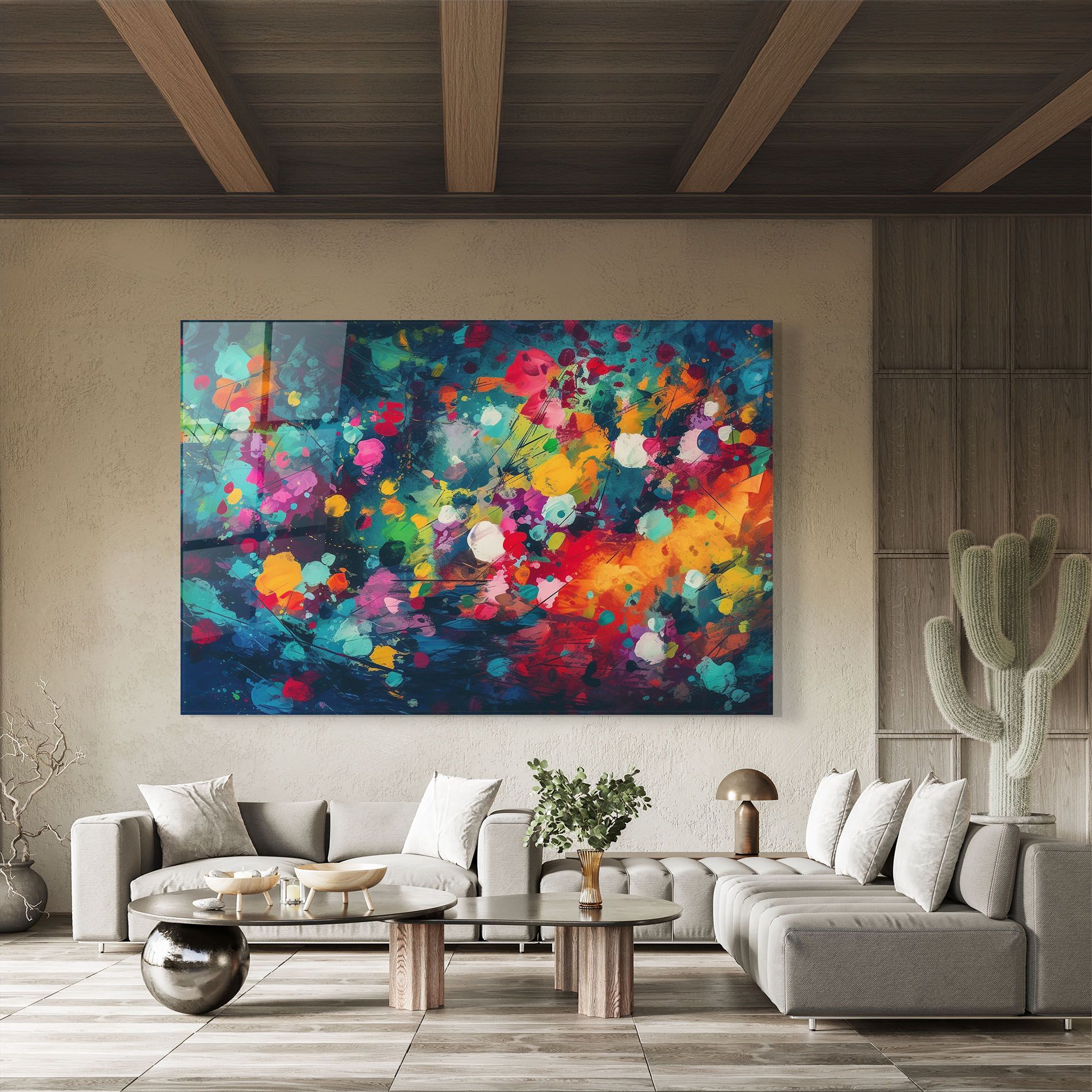 Colors Blue Background mockup 8