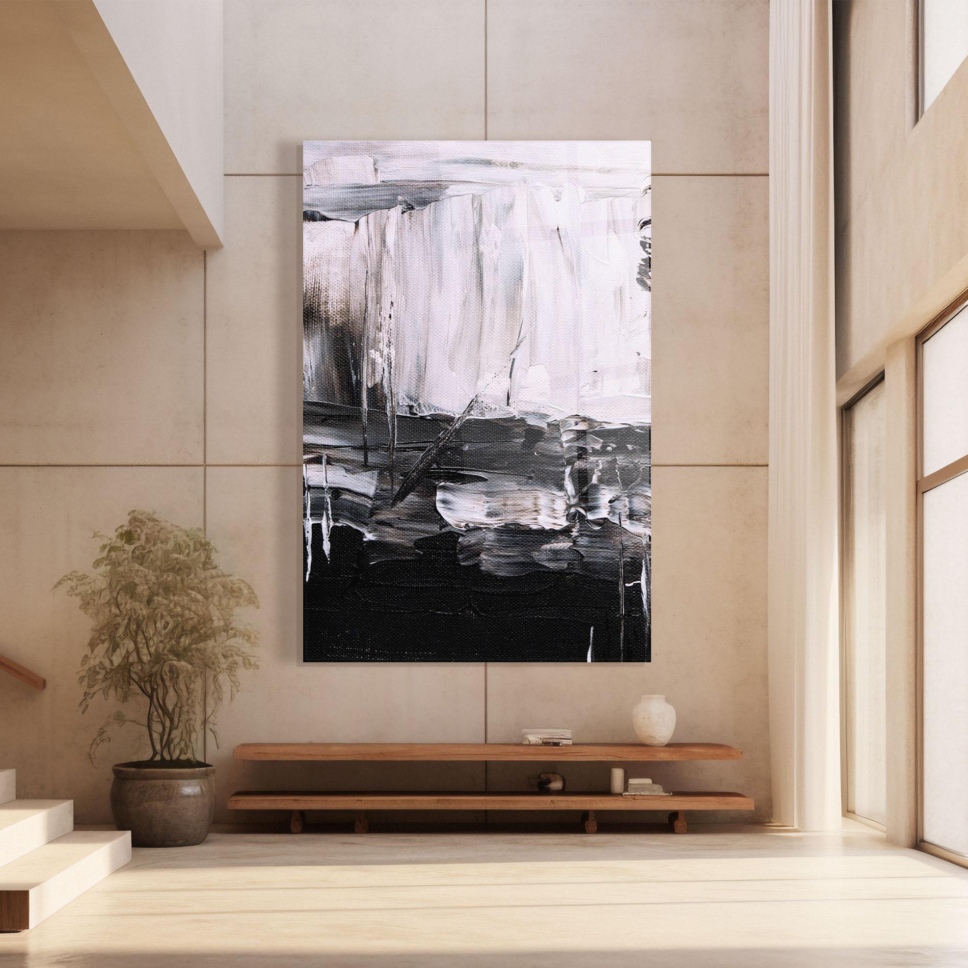 Glasbild Abstract Paintings mockup 8