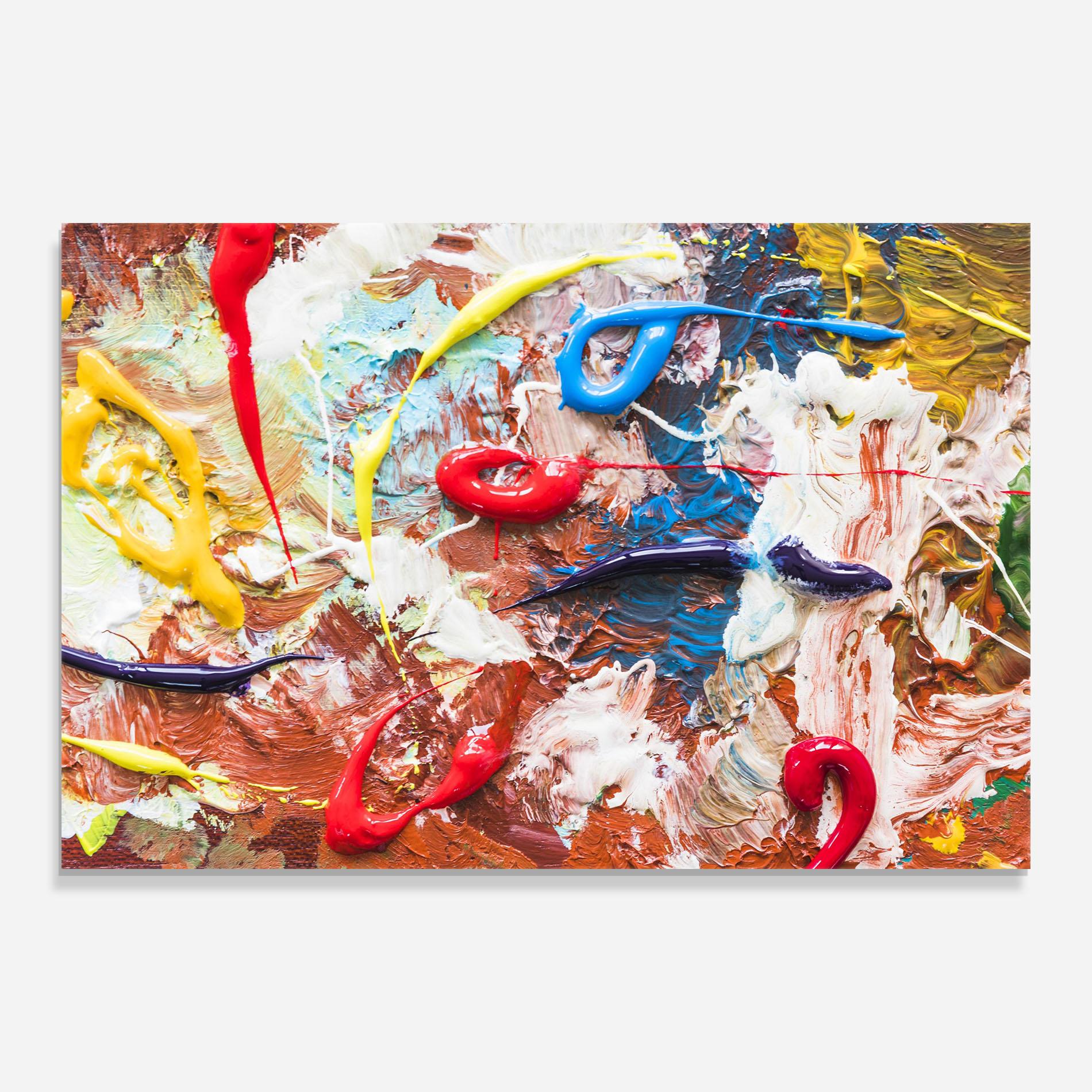 Glasbild Paint Color mockup 0