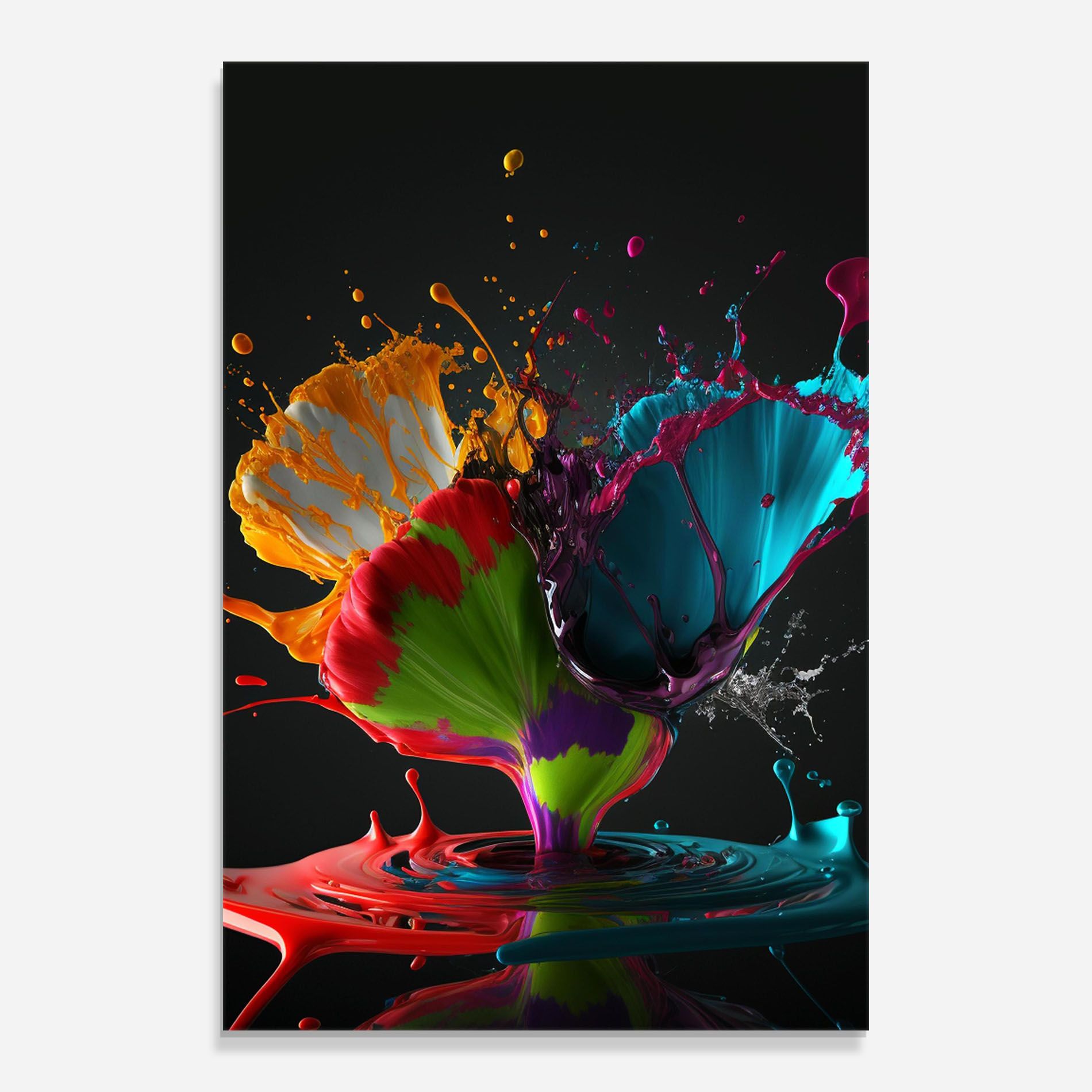Beautiful Colorful Splash mockup 0