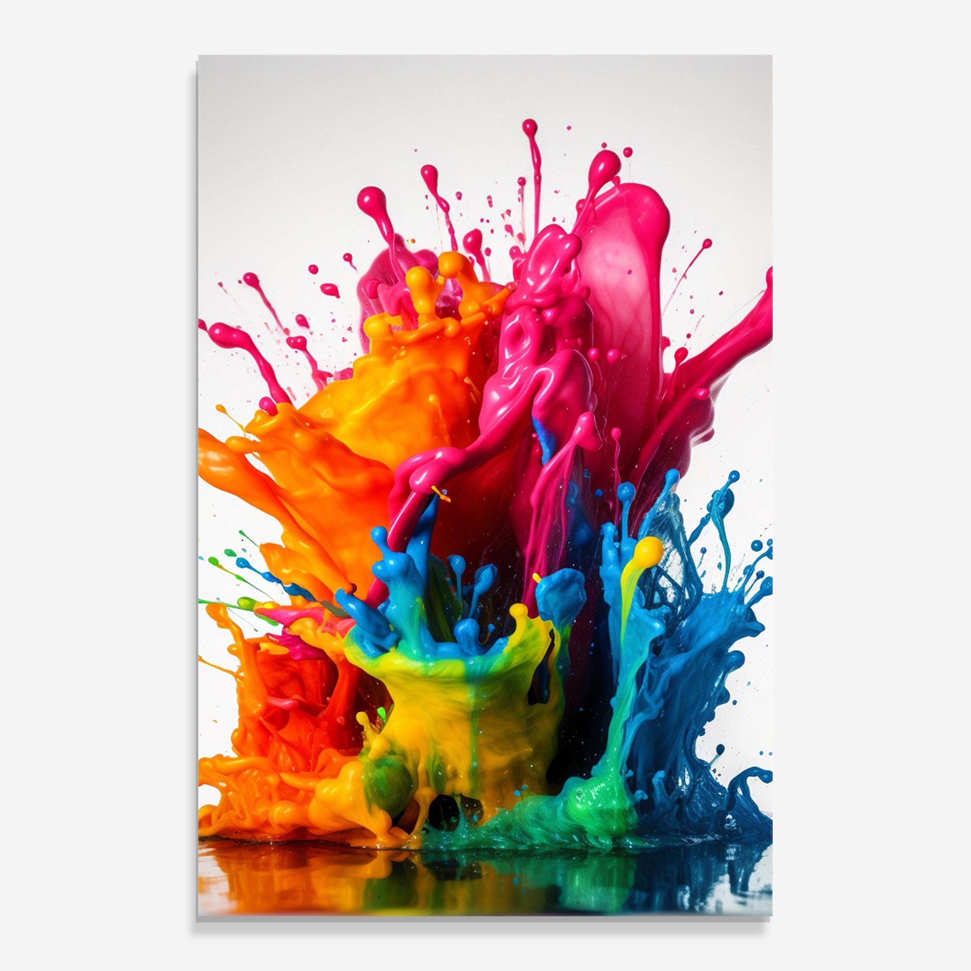 Colorful Explosion Paint mockup 0