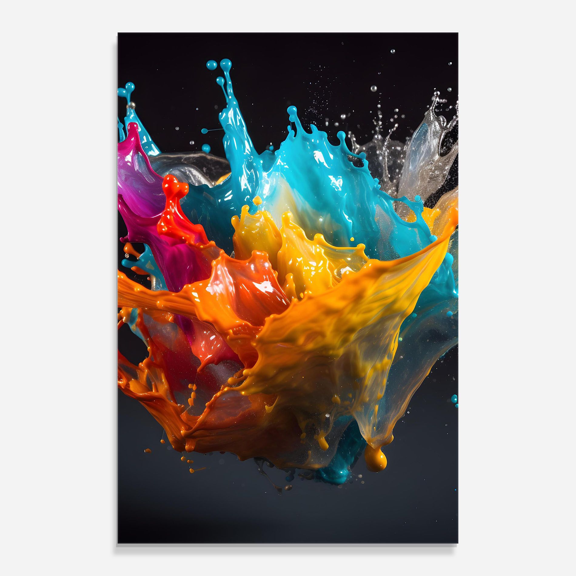 Colorful Splash Floating mockup 0