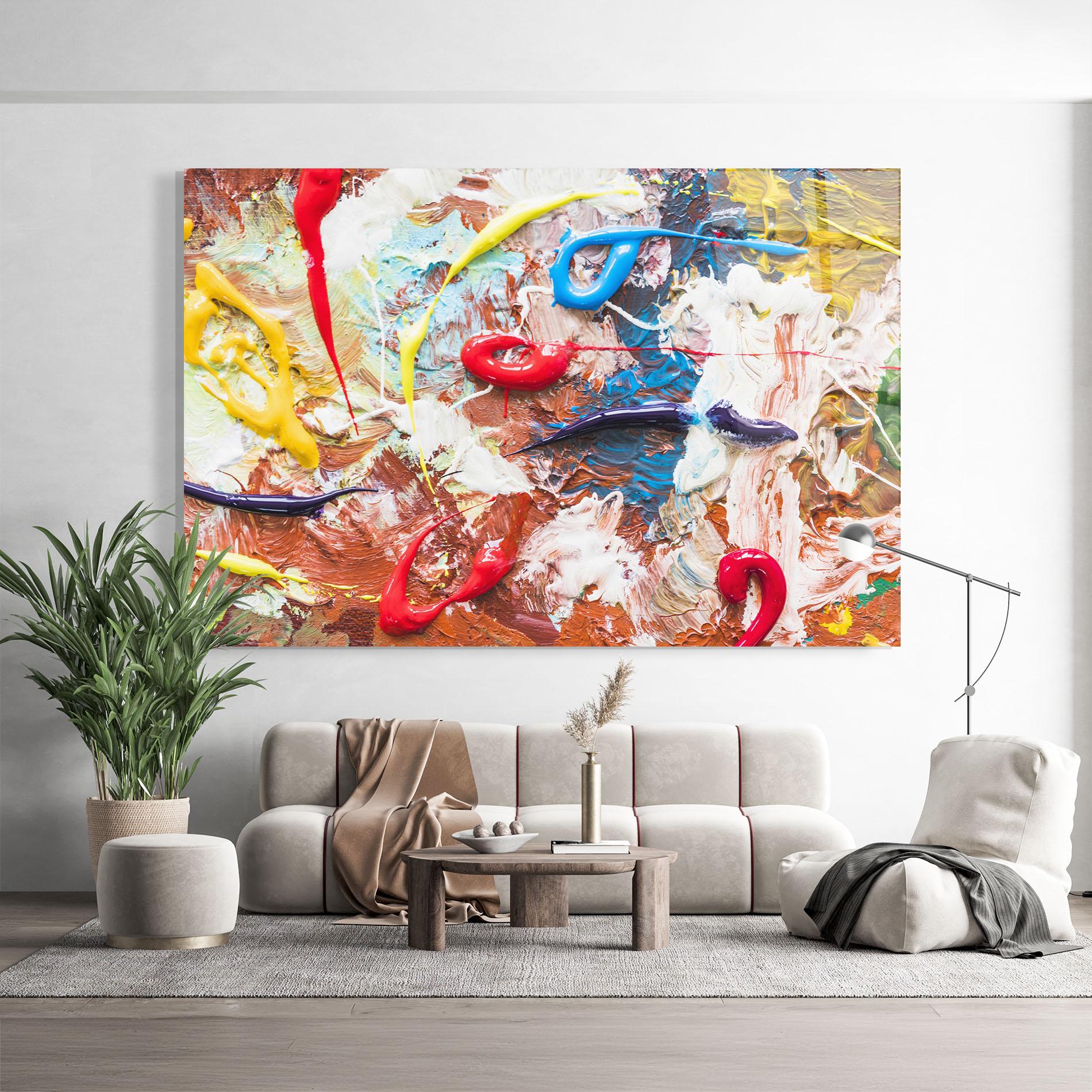 Glasbild Paint Color mockup 9