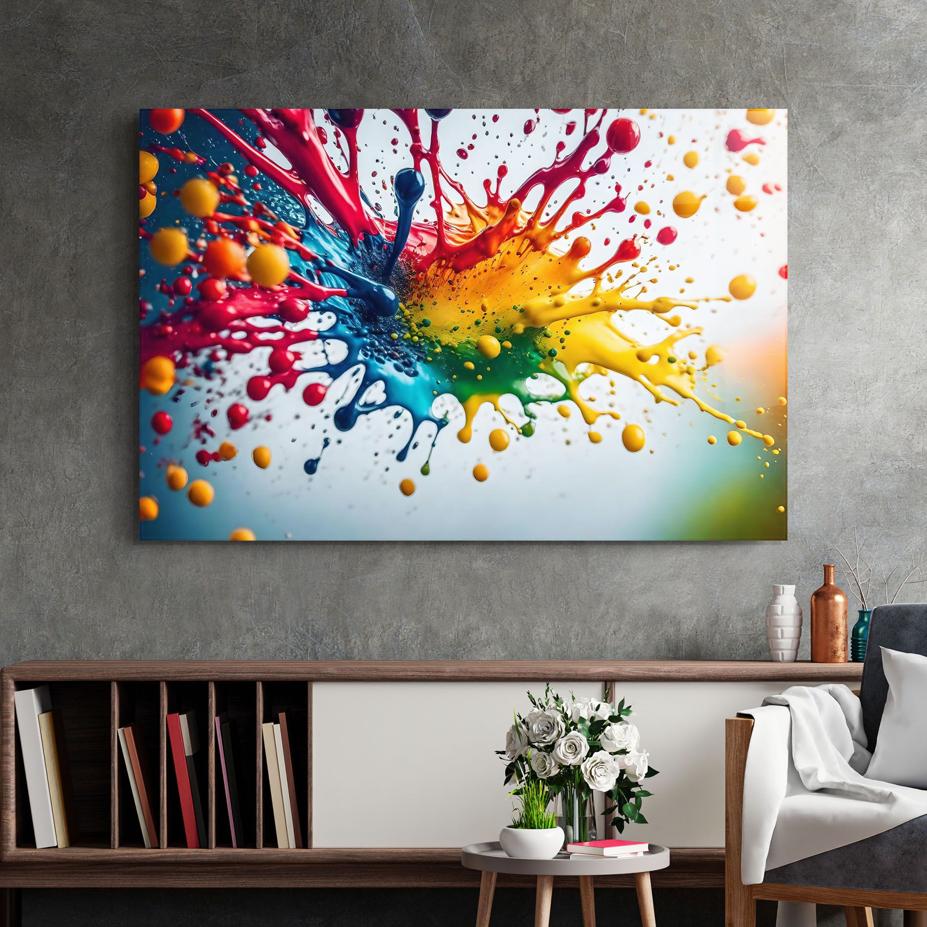 Colorful Splash Rainbow mockup 2