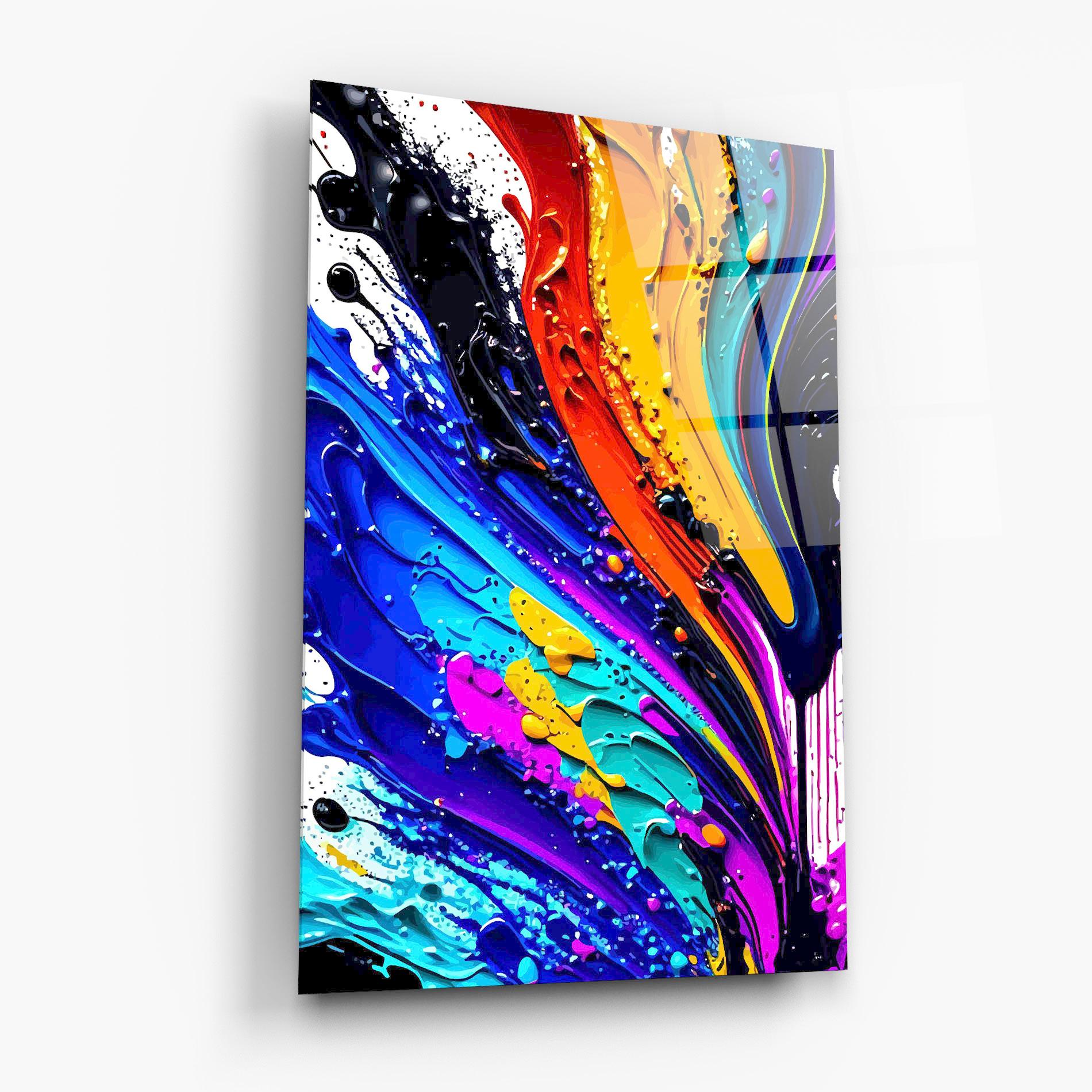 Glasbild Beautiful Splash mockup 6