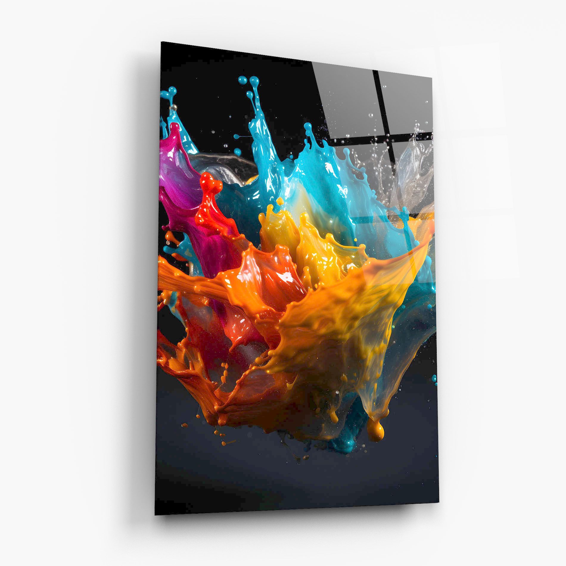 Colorful Splash Floating mockup 6