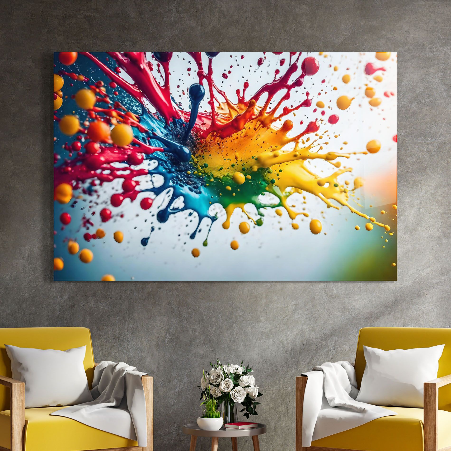 Colorful Splash Rainbow mockup 4