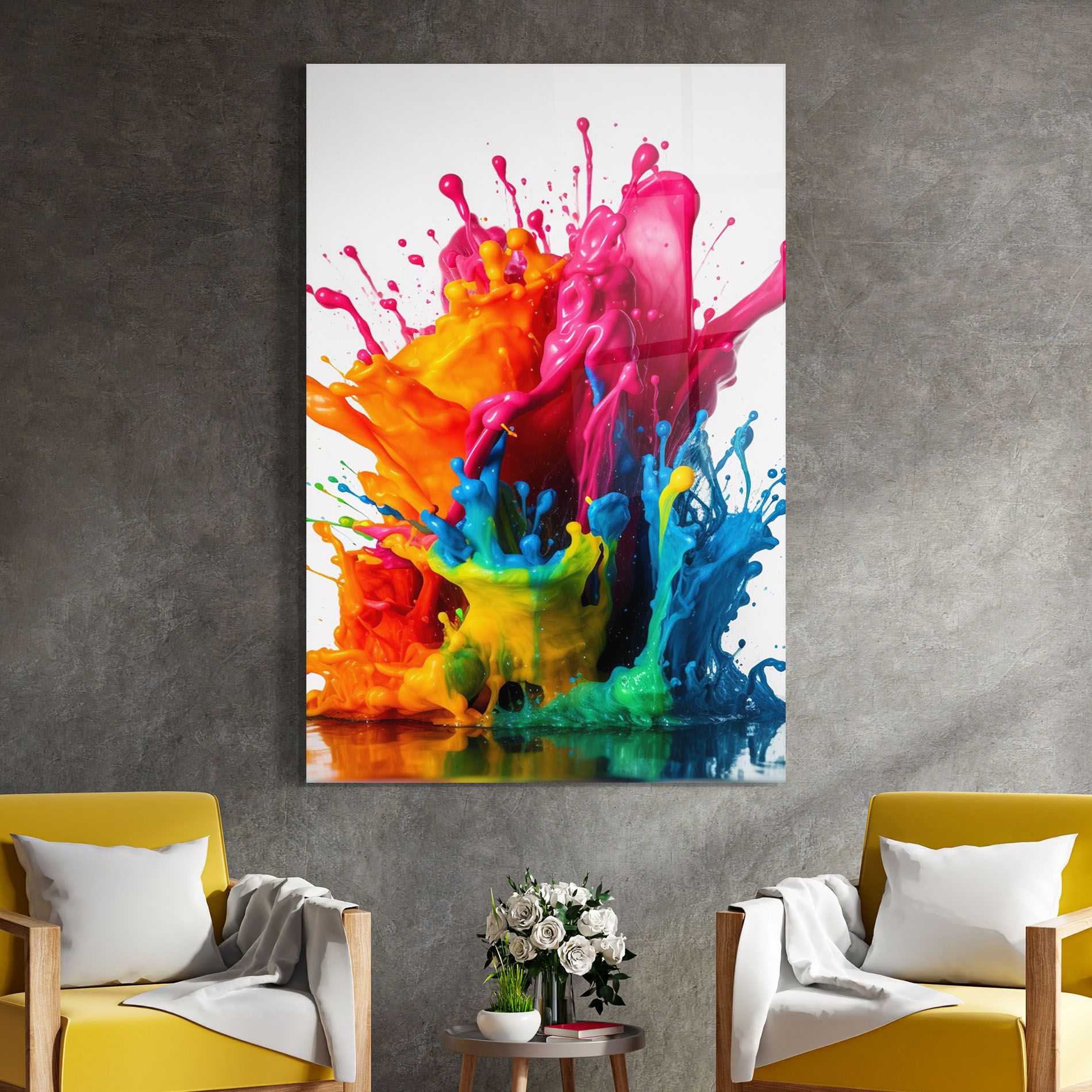 Colorful Explosion Paint mockup 4