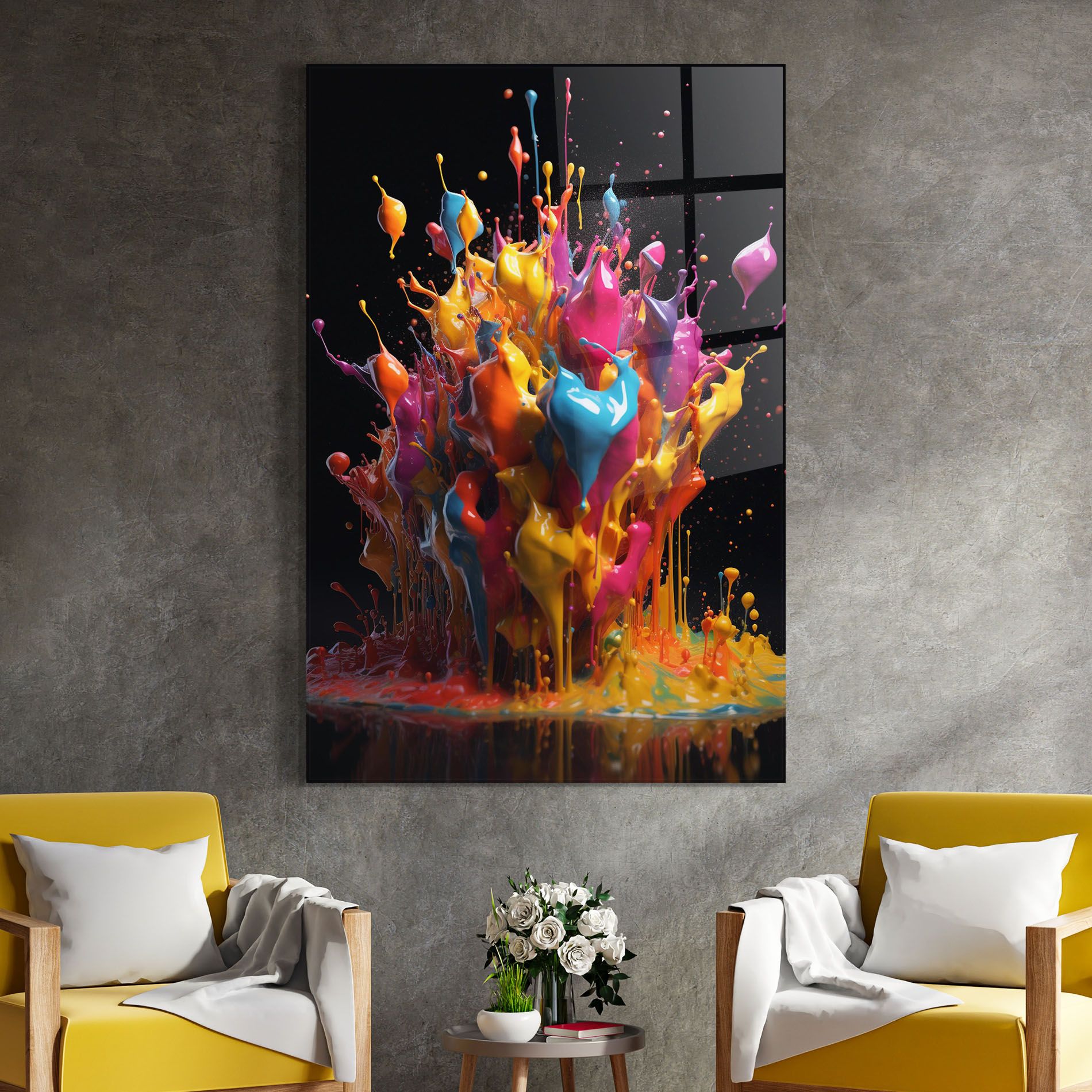 Liquid Splashing mockup 4