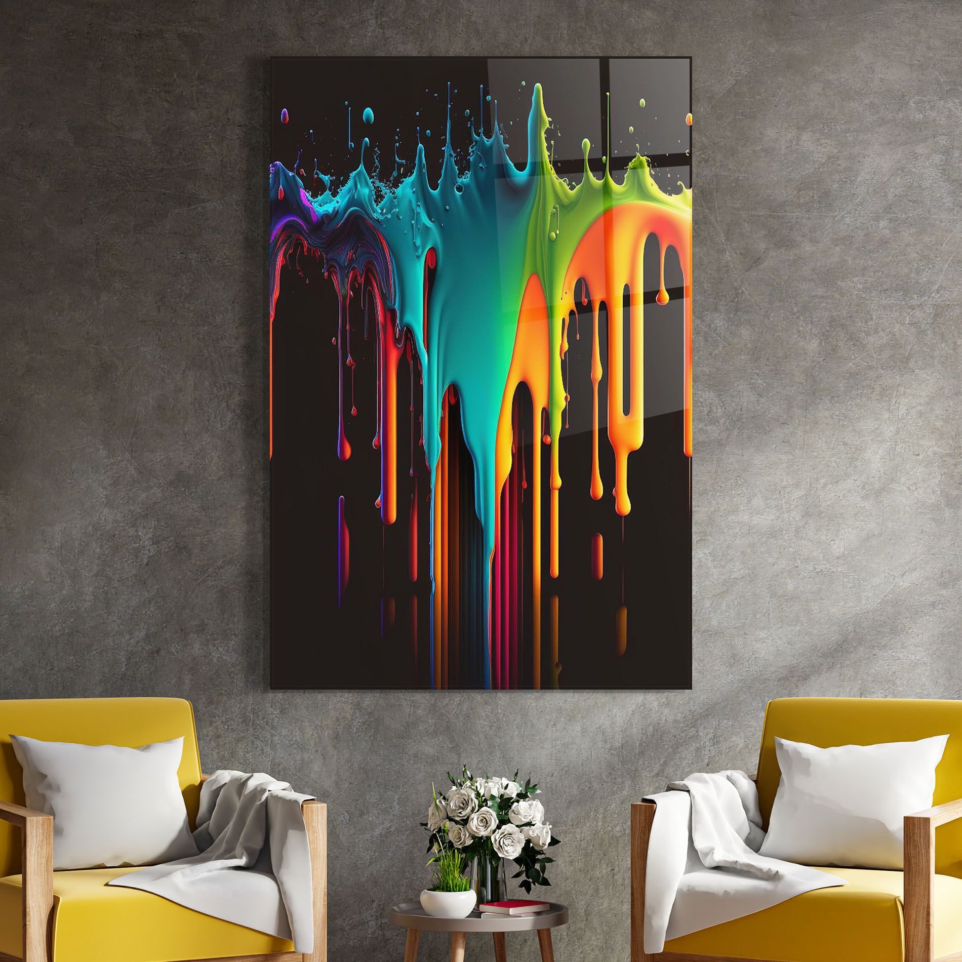 Rainbow Floating Colors mockup 4