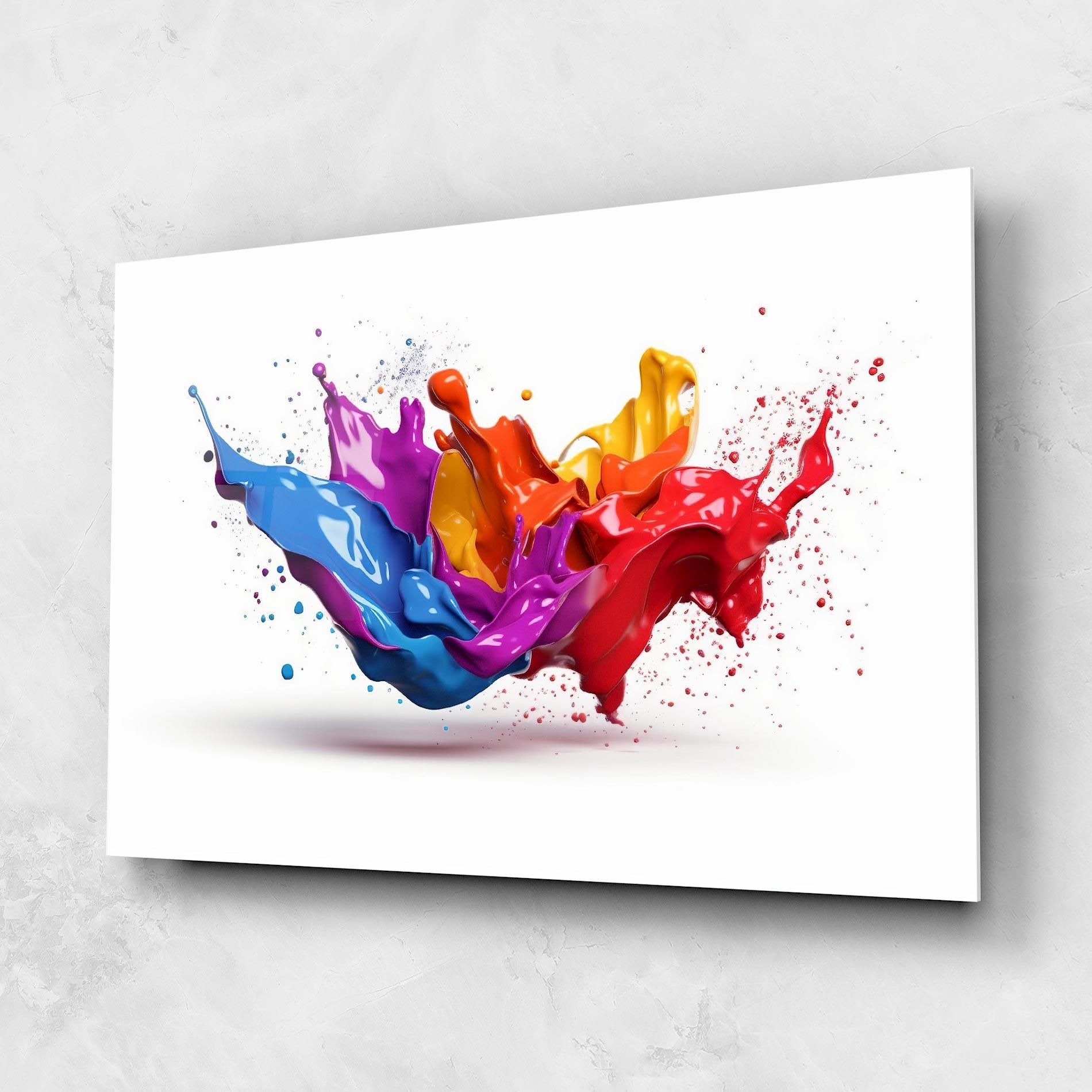 Glasbild 3d Floating Splash mockup 1