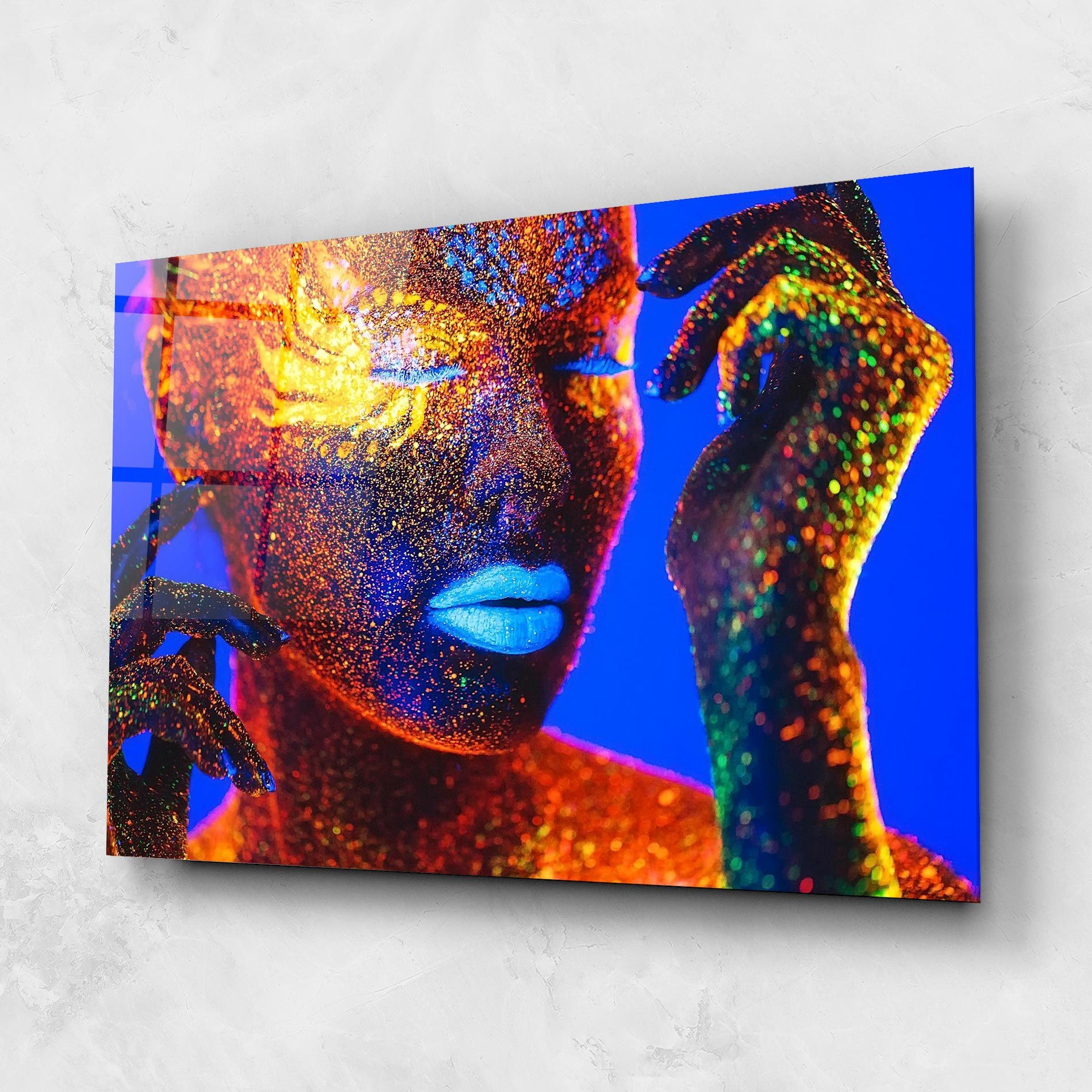 Fluorescent Blue Lips mockup 1