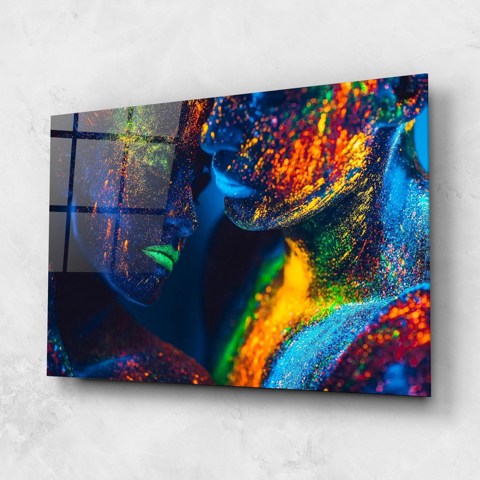 Fluorescent Green Lips mockup 1