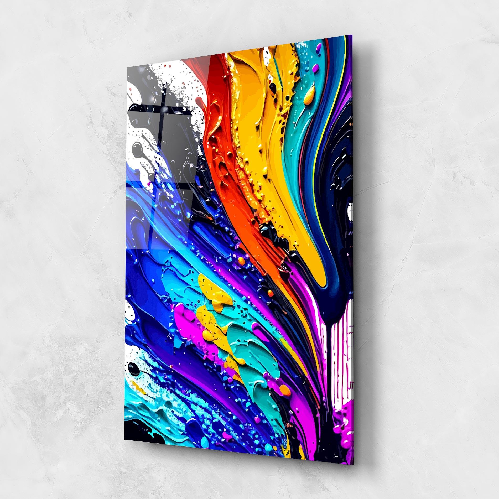 Glasbild Beautiful Splash mockup 1