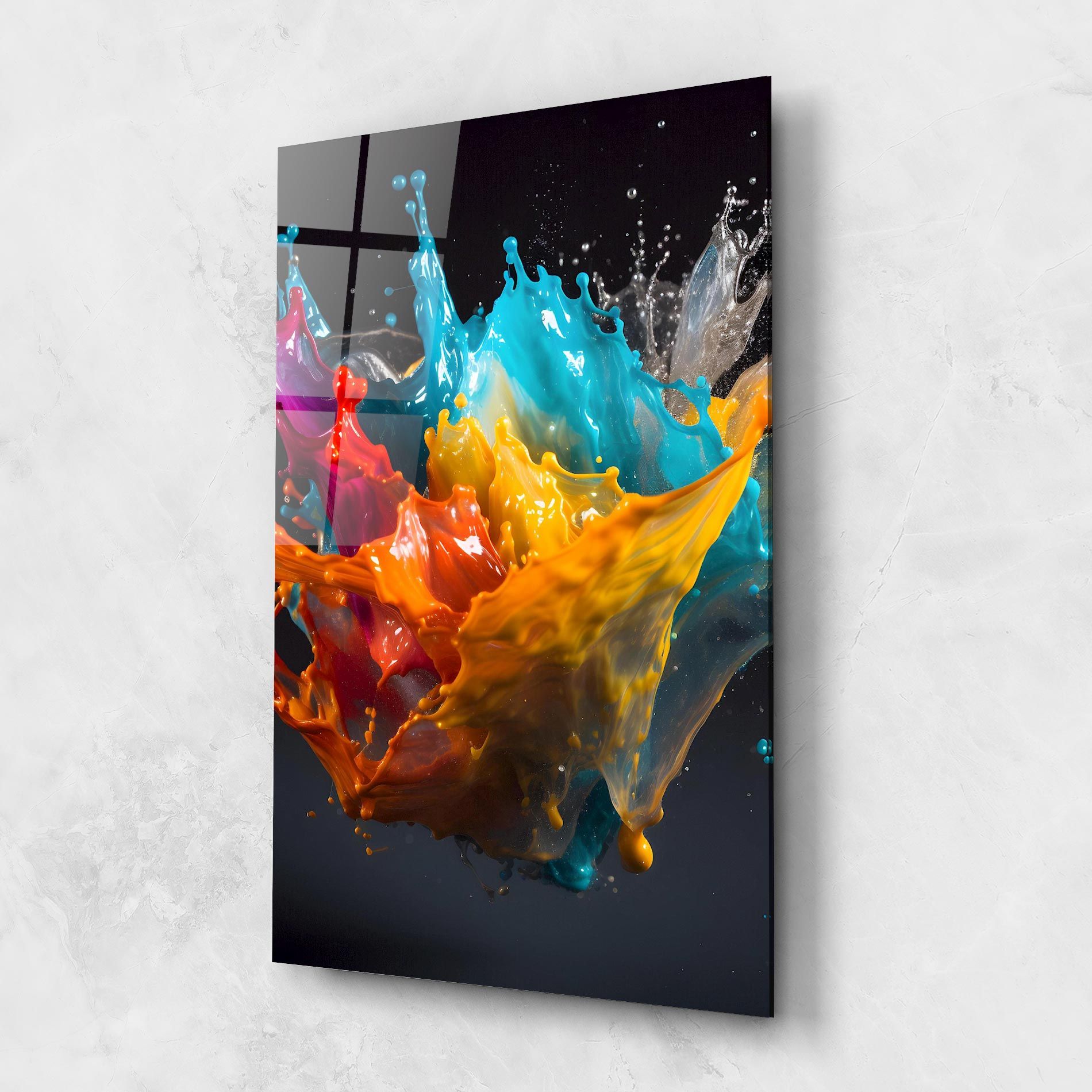 Colorful Splash Floating mockup 1
