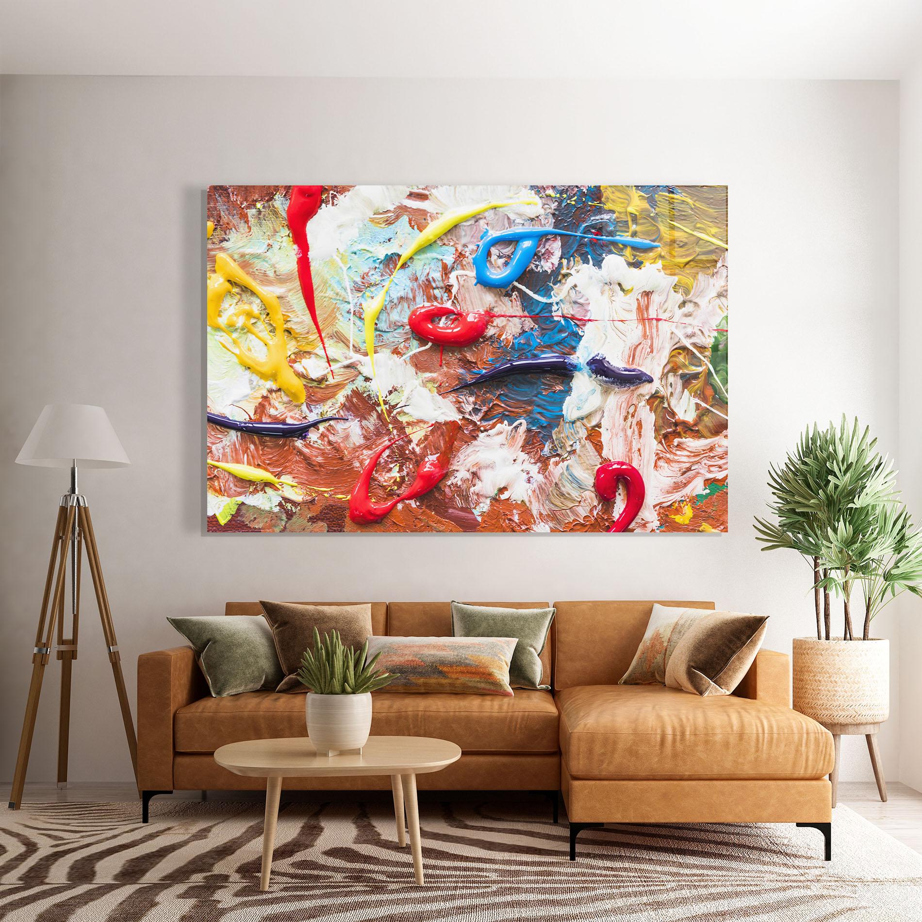 Glasbild Paint Color mockup 7