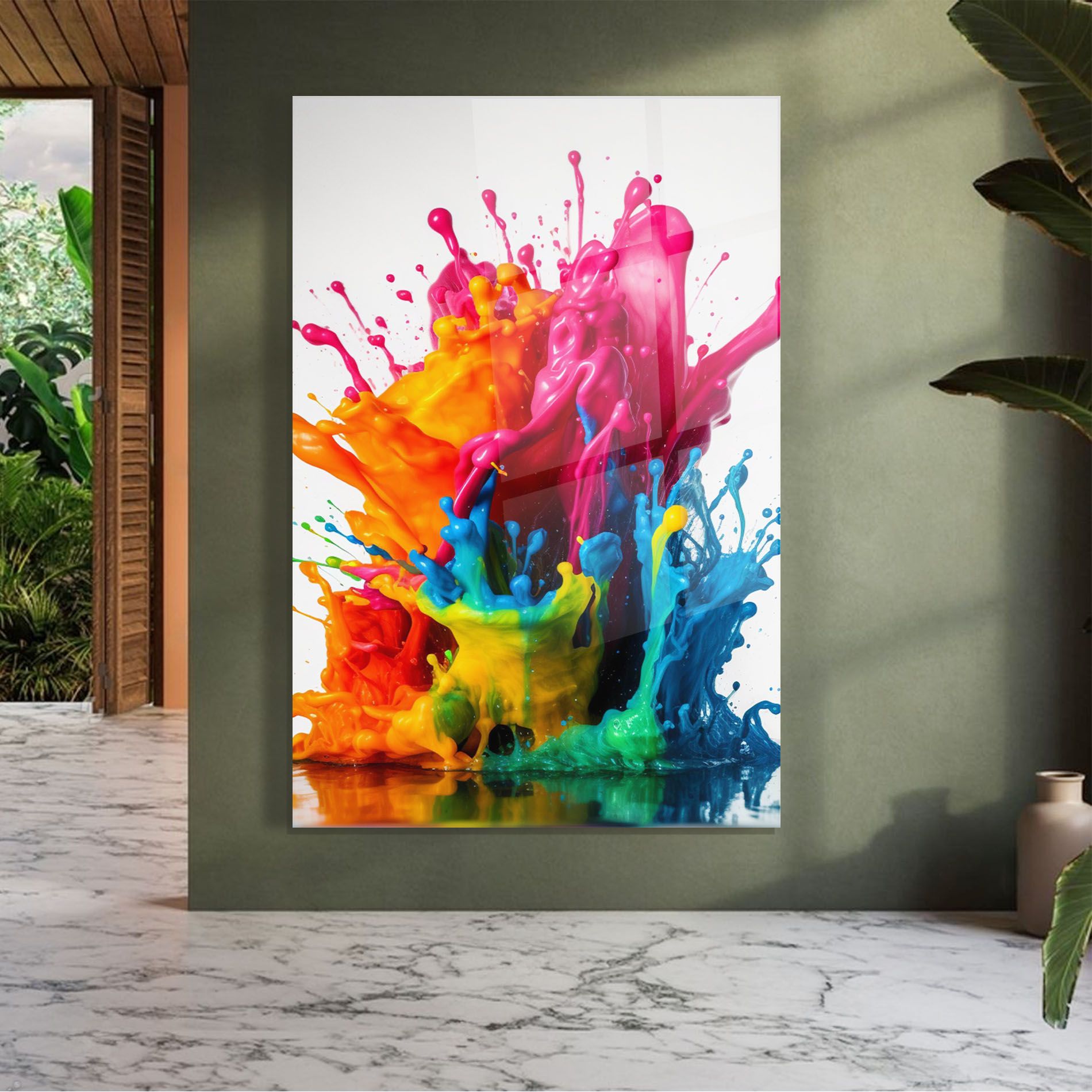 Colorful Explosion Paint mockup 7