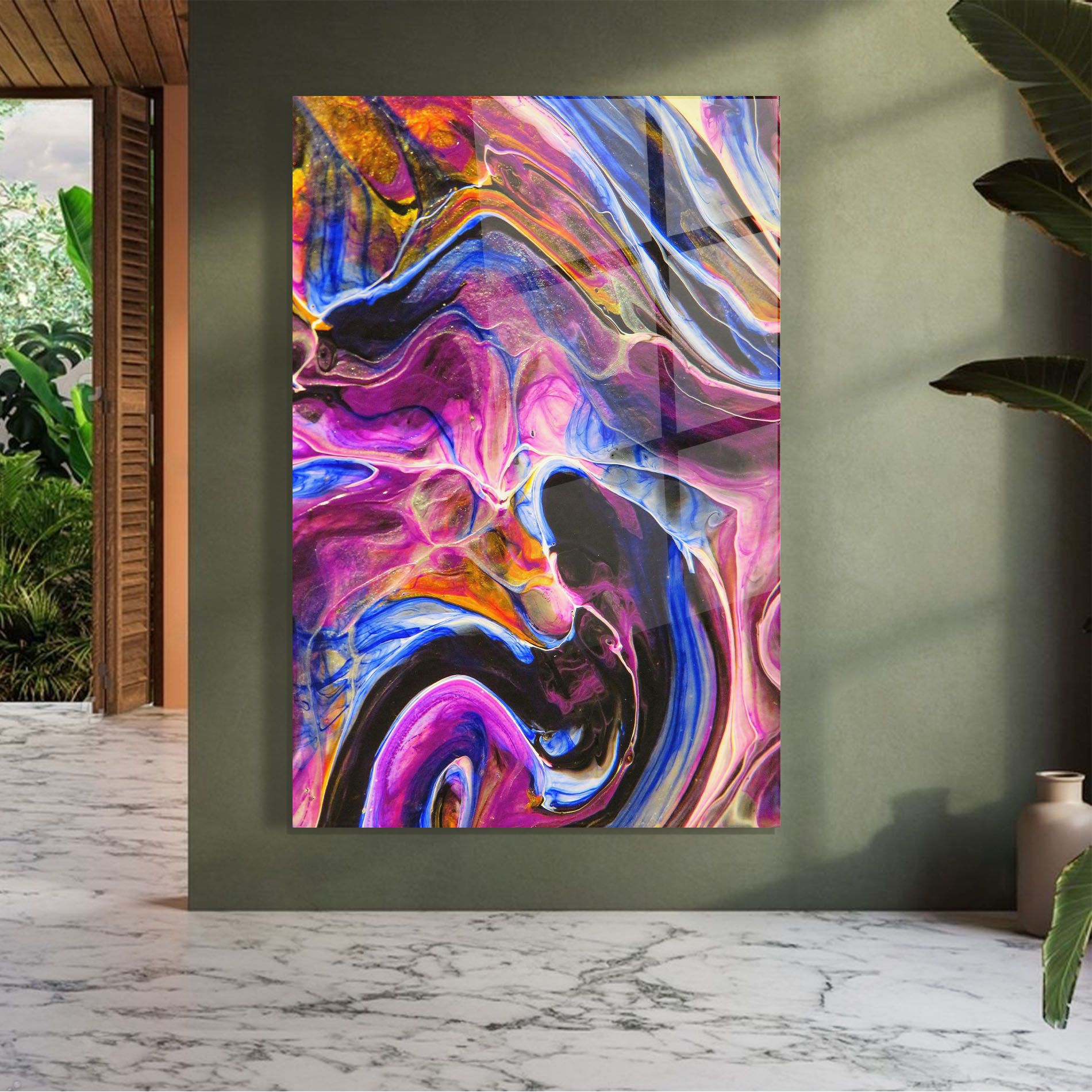 Colourful Abstract Shades mockup 7