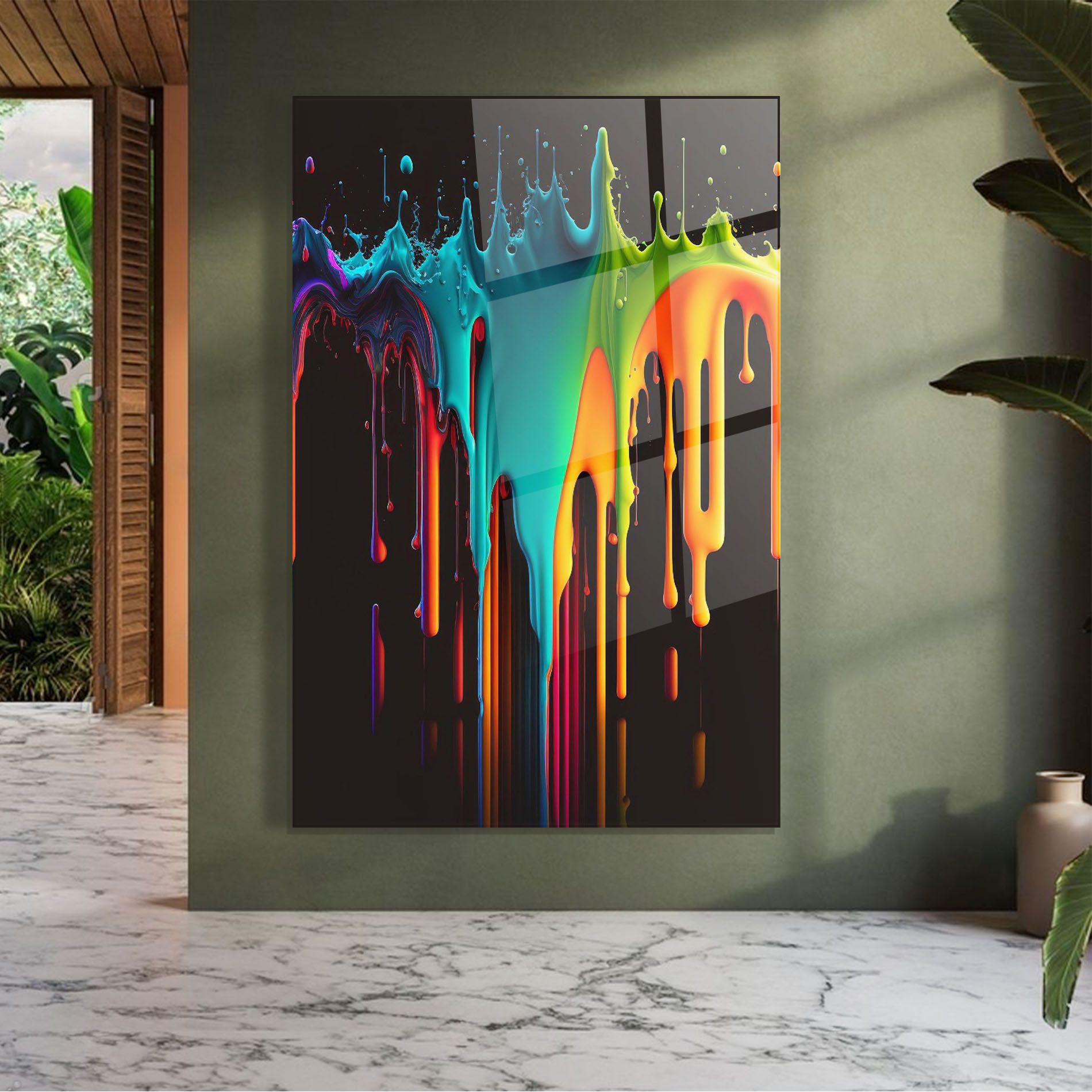 Rainbow Floating Colors mockup 7