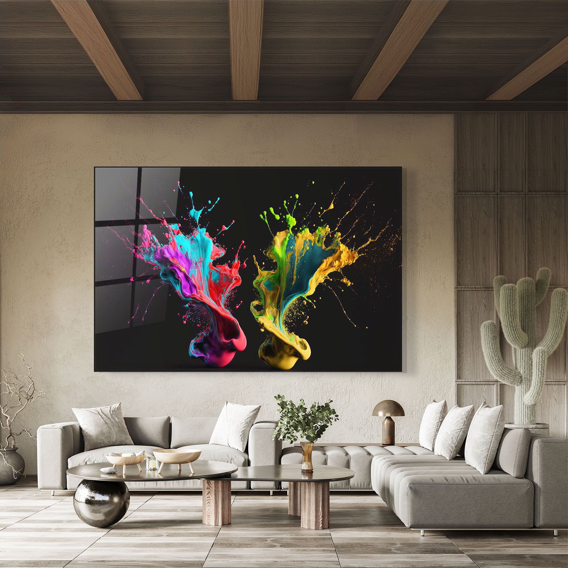 Yellow Green Splash mockup 8