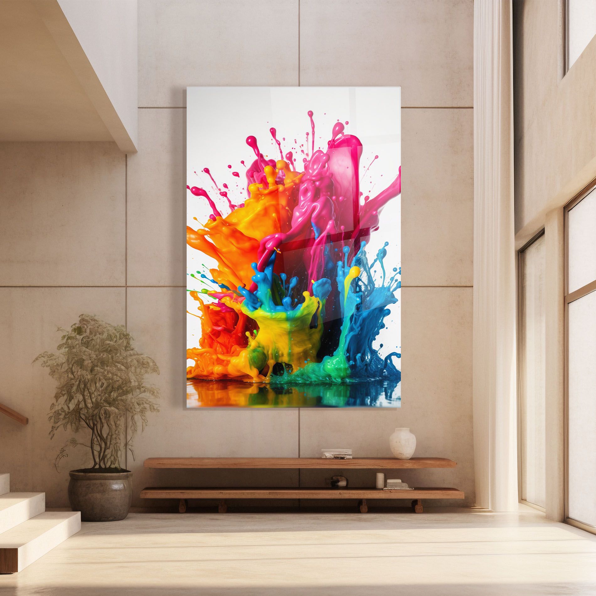 Colorful Explosion Paint mockup 8