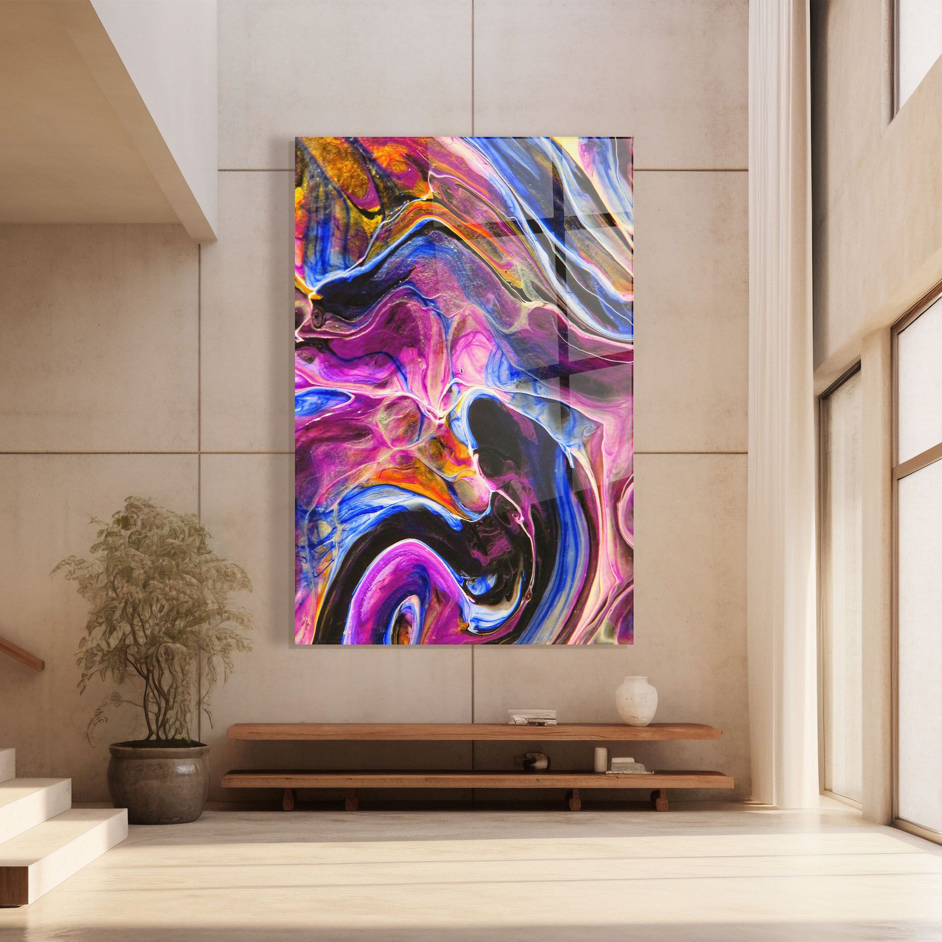 Colourful Abstract Shades mockup 8