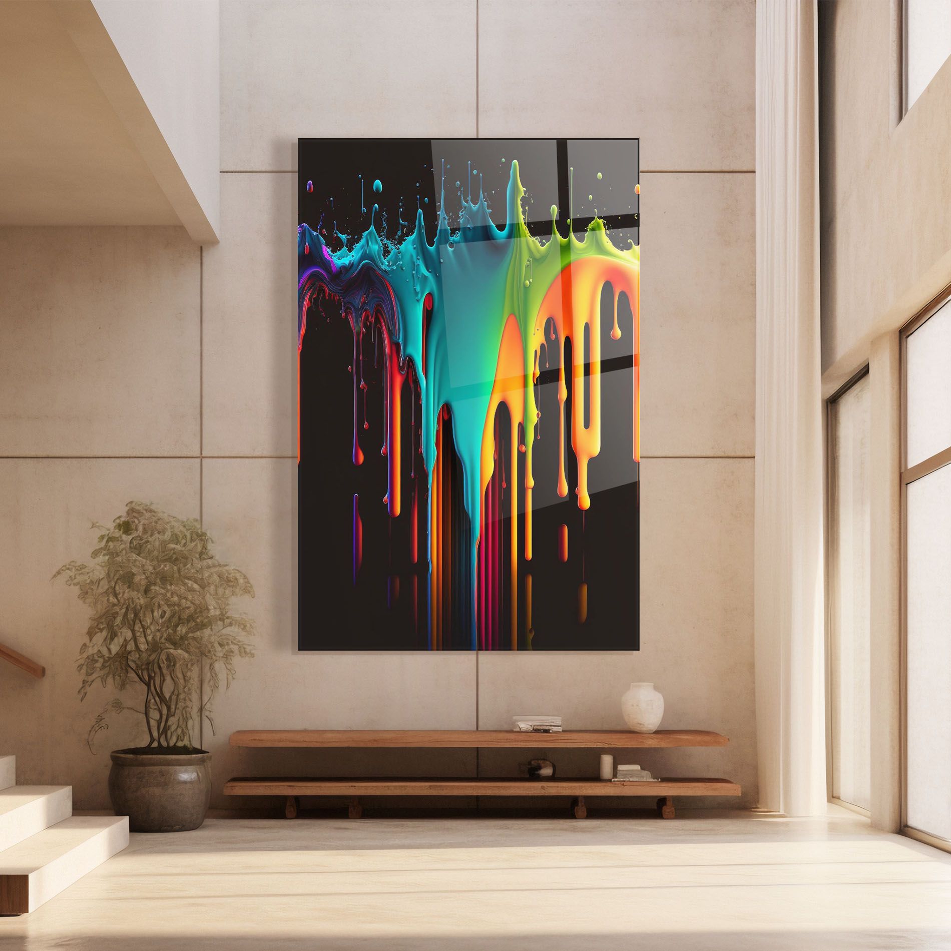 Rainbow Floating Colors mockup 8