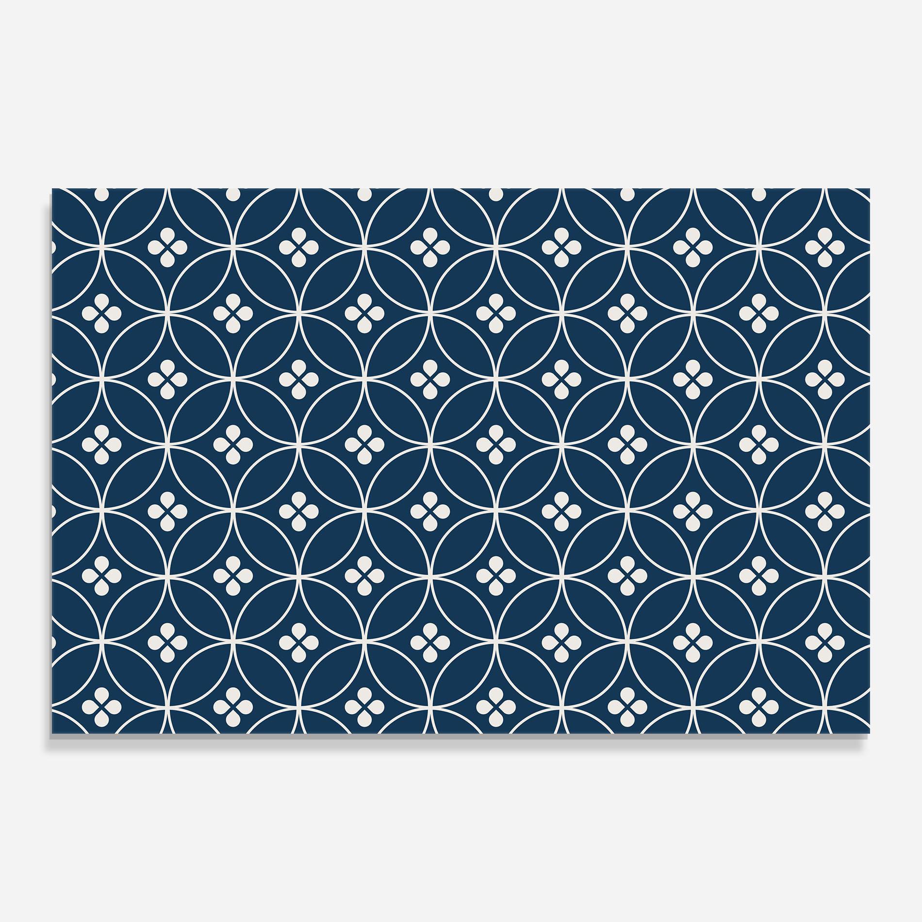 Glasbild Blue Circle mockup 0