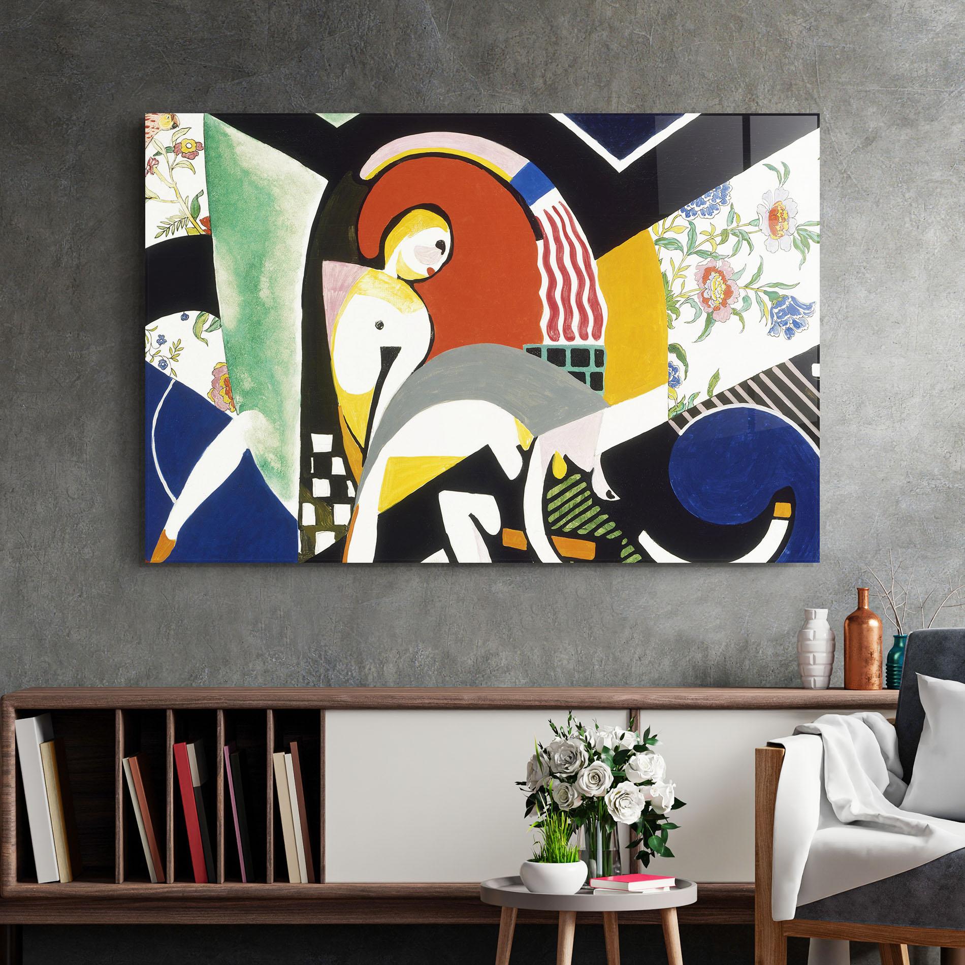 Glasbild Woman Shape Mix mockup 2