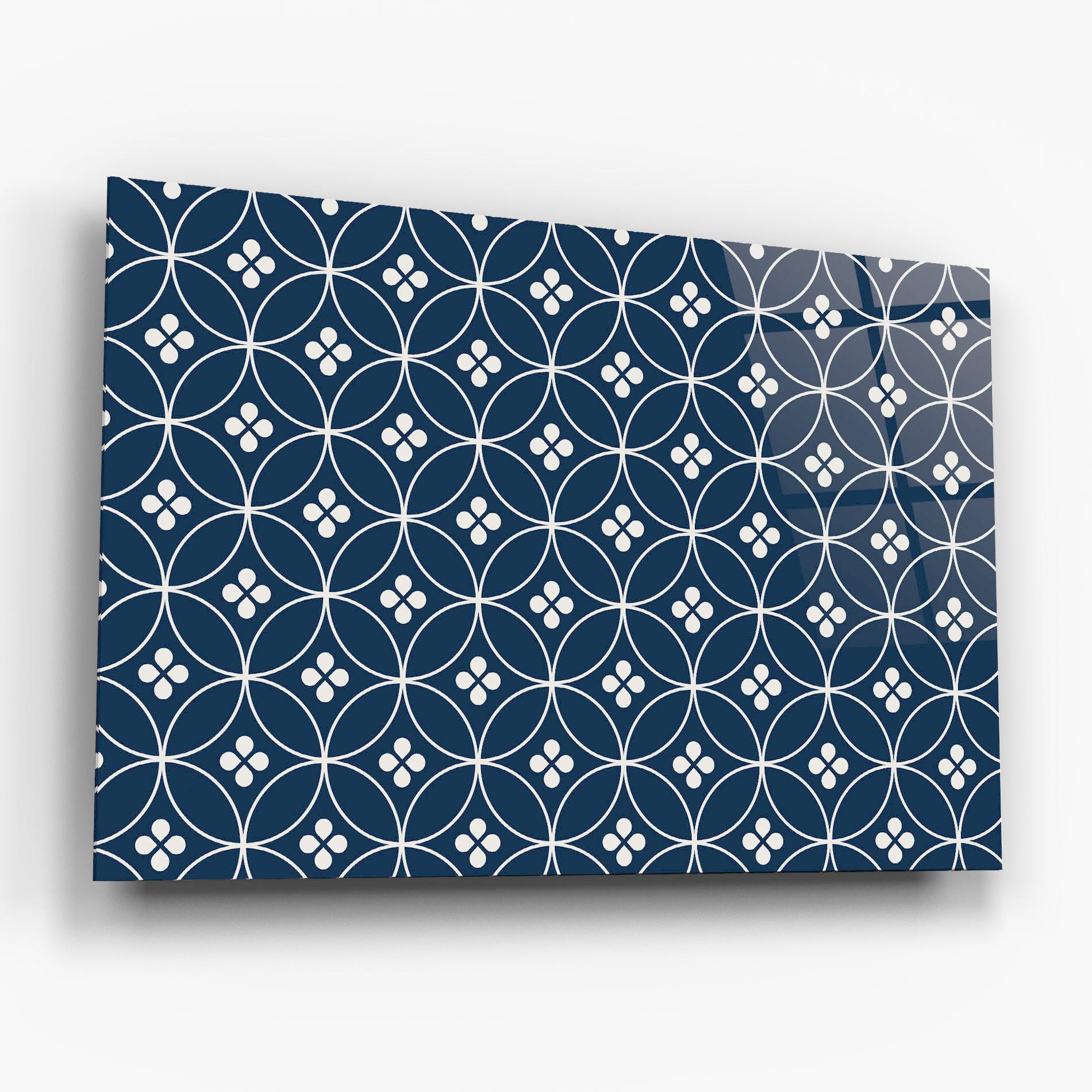 Glasbild Blue Circle mockup 6