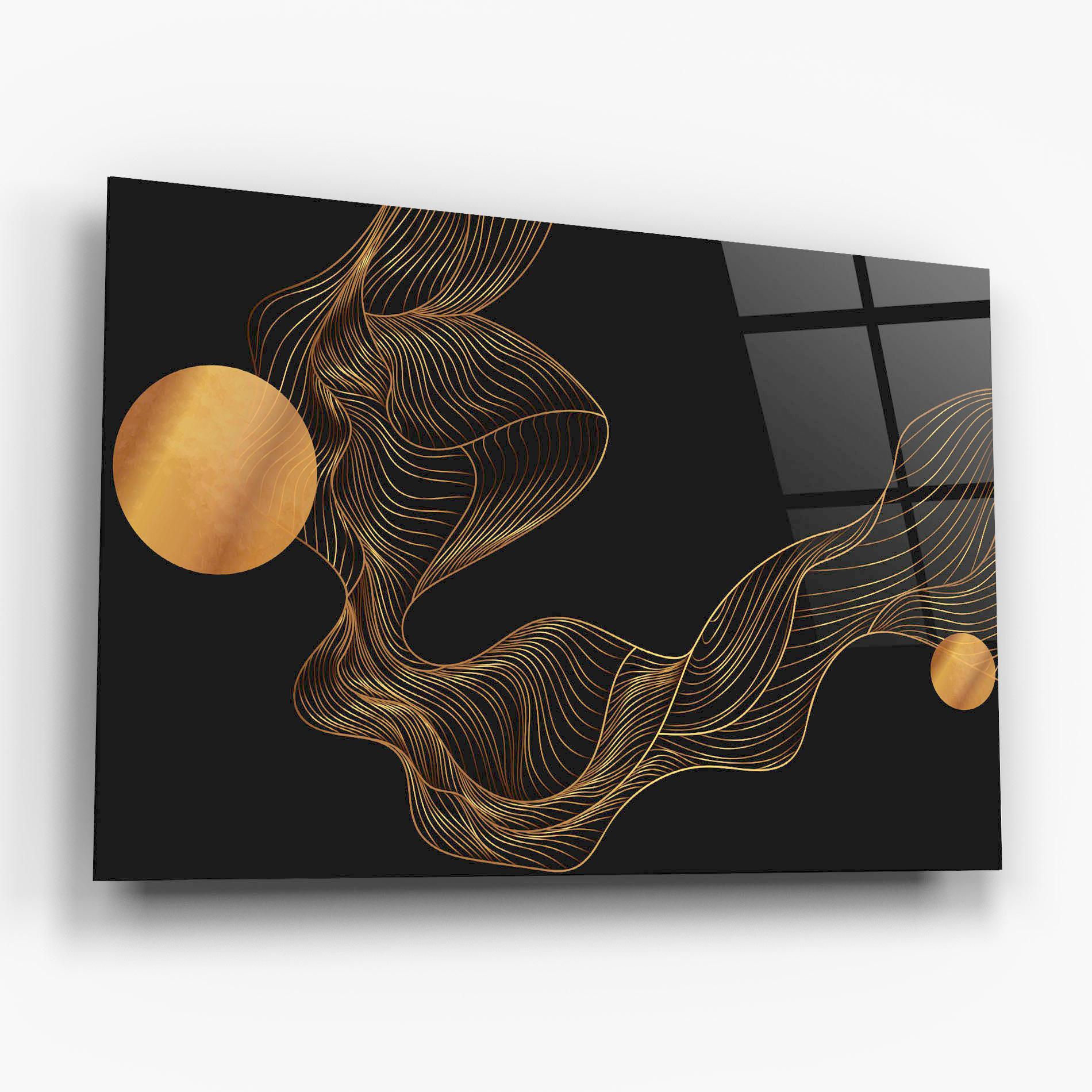 Glasbild Frecventa Abstracta mockup 6