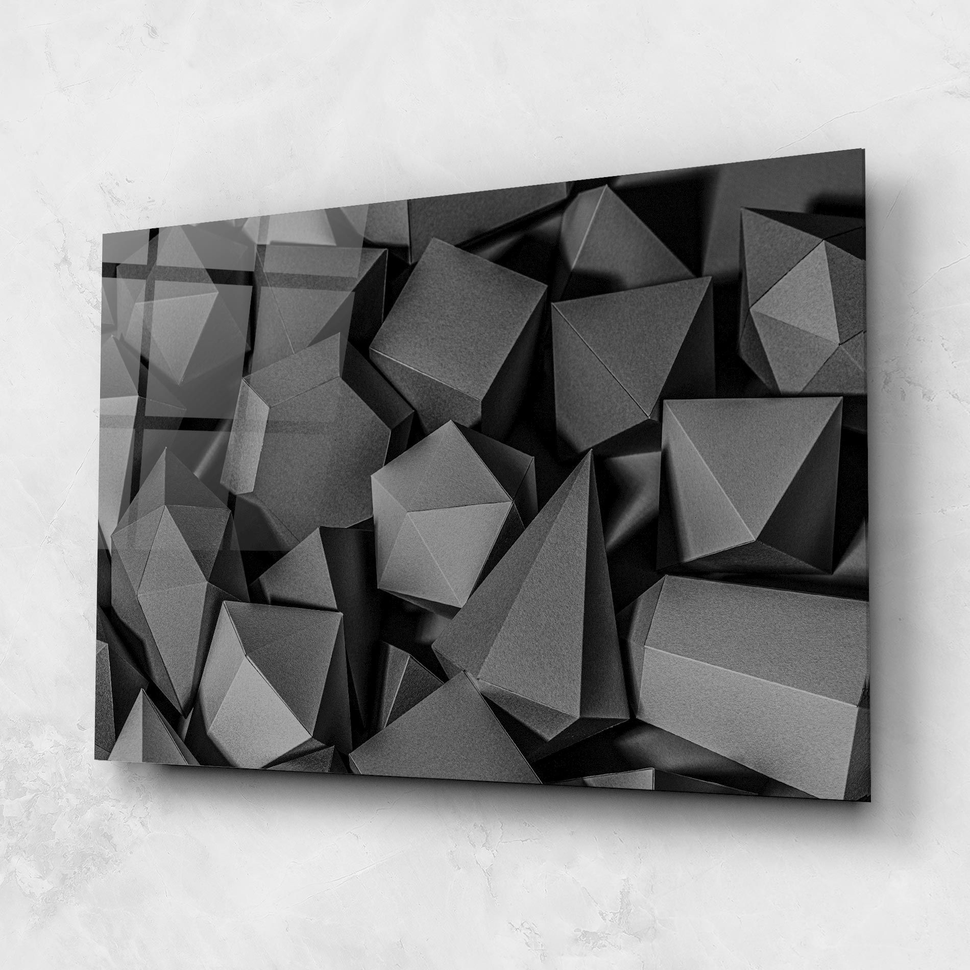 Black Geometric Shapes mockup 1