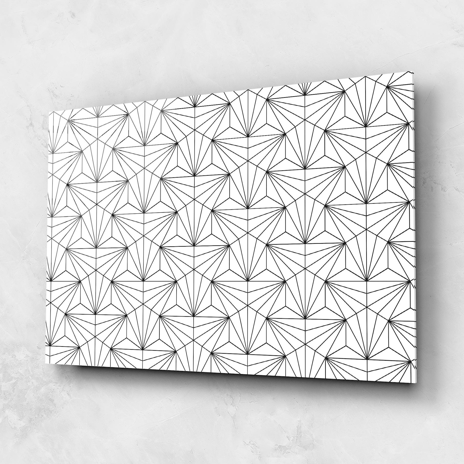 Glasbild Black Triangle mockup 1