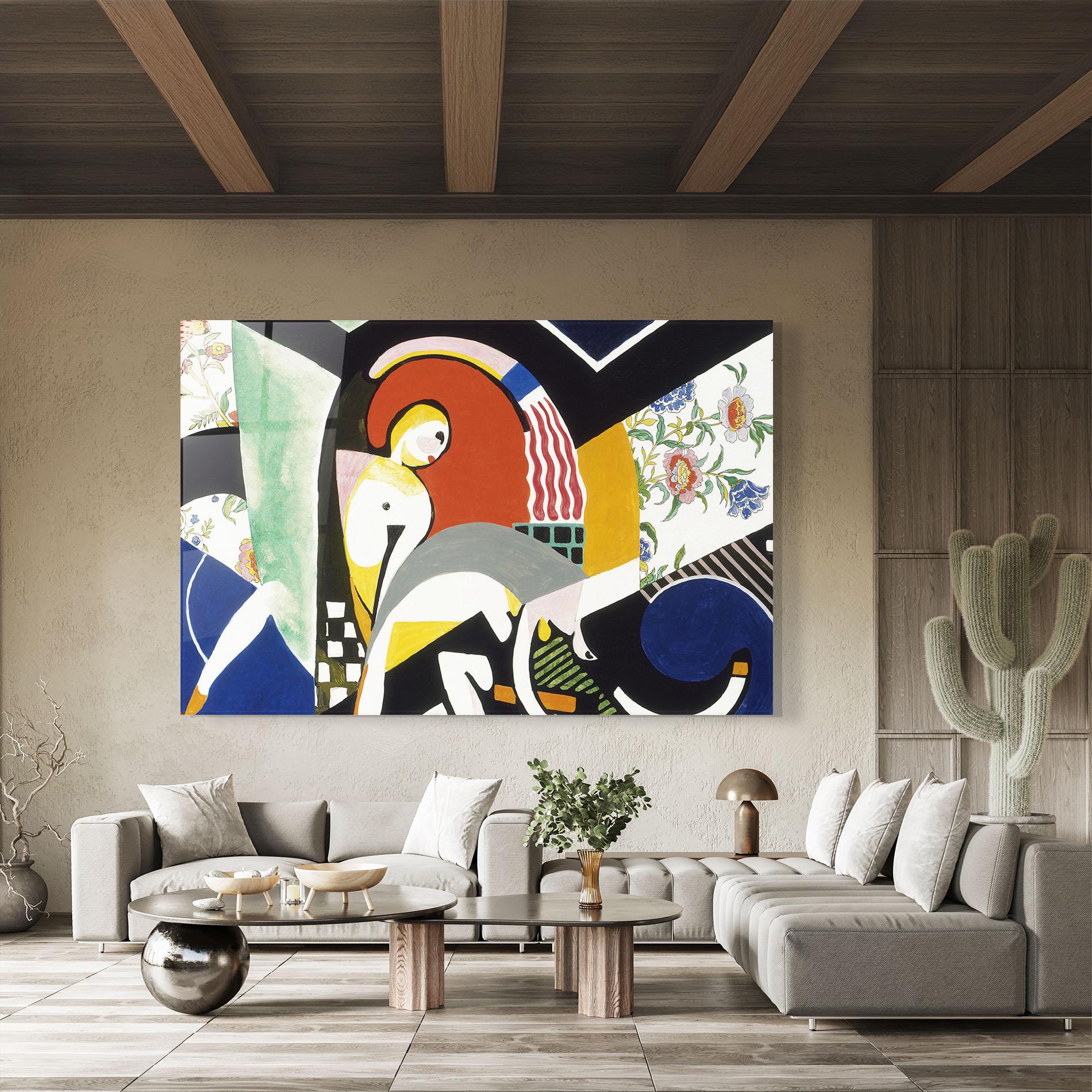 Glasbild Woman Shape Mix mockup 8