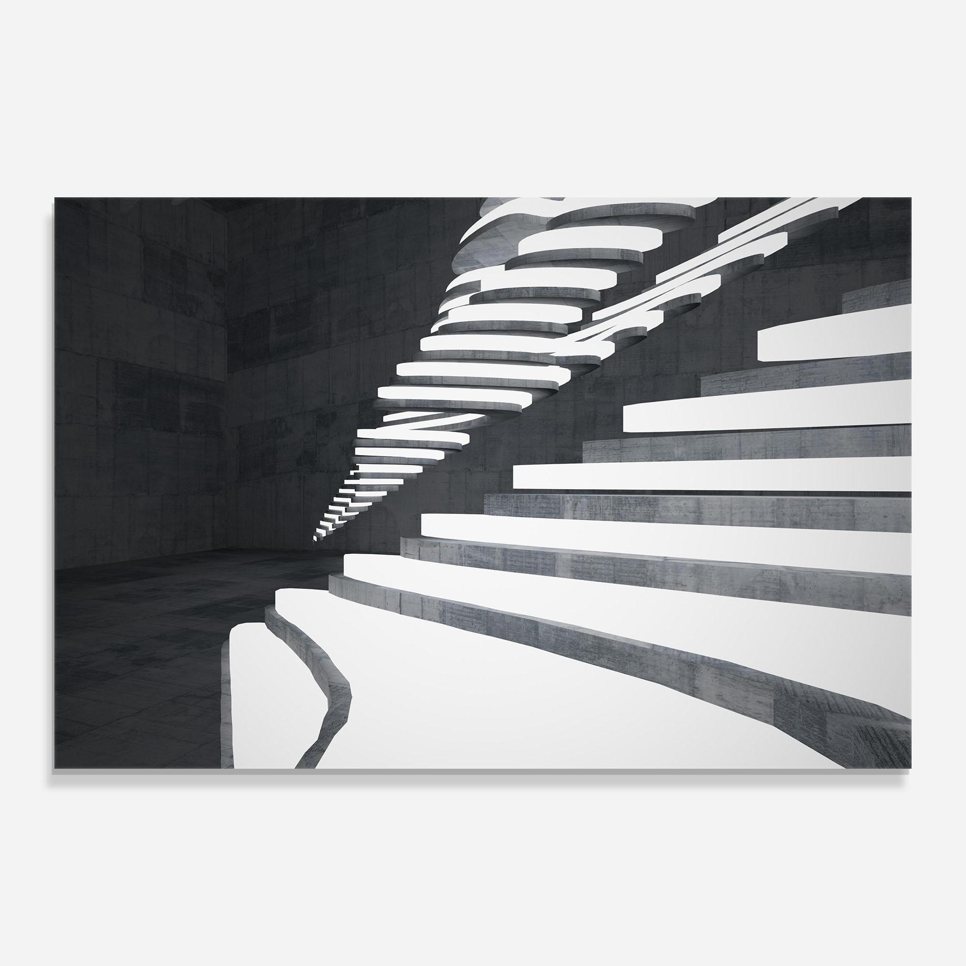 Glasbild Concrete Architecture mockup 0