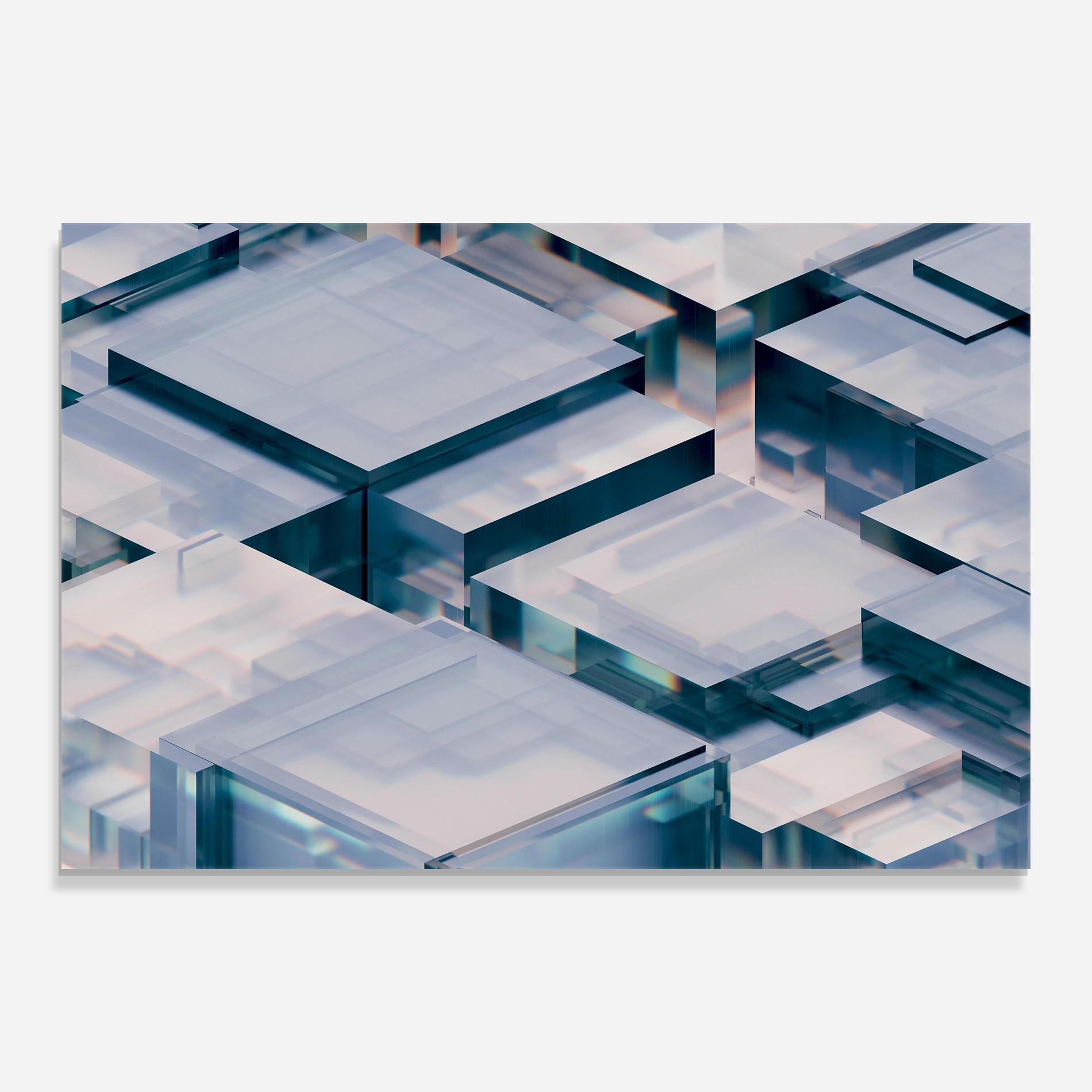 Glasbild Square Glass mockup 0