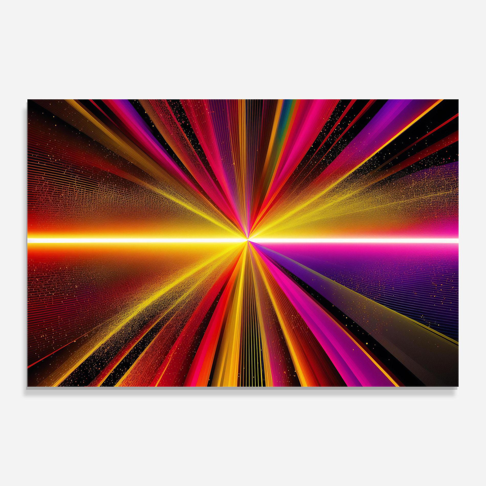 Glasbild White Light Mix mockup 0