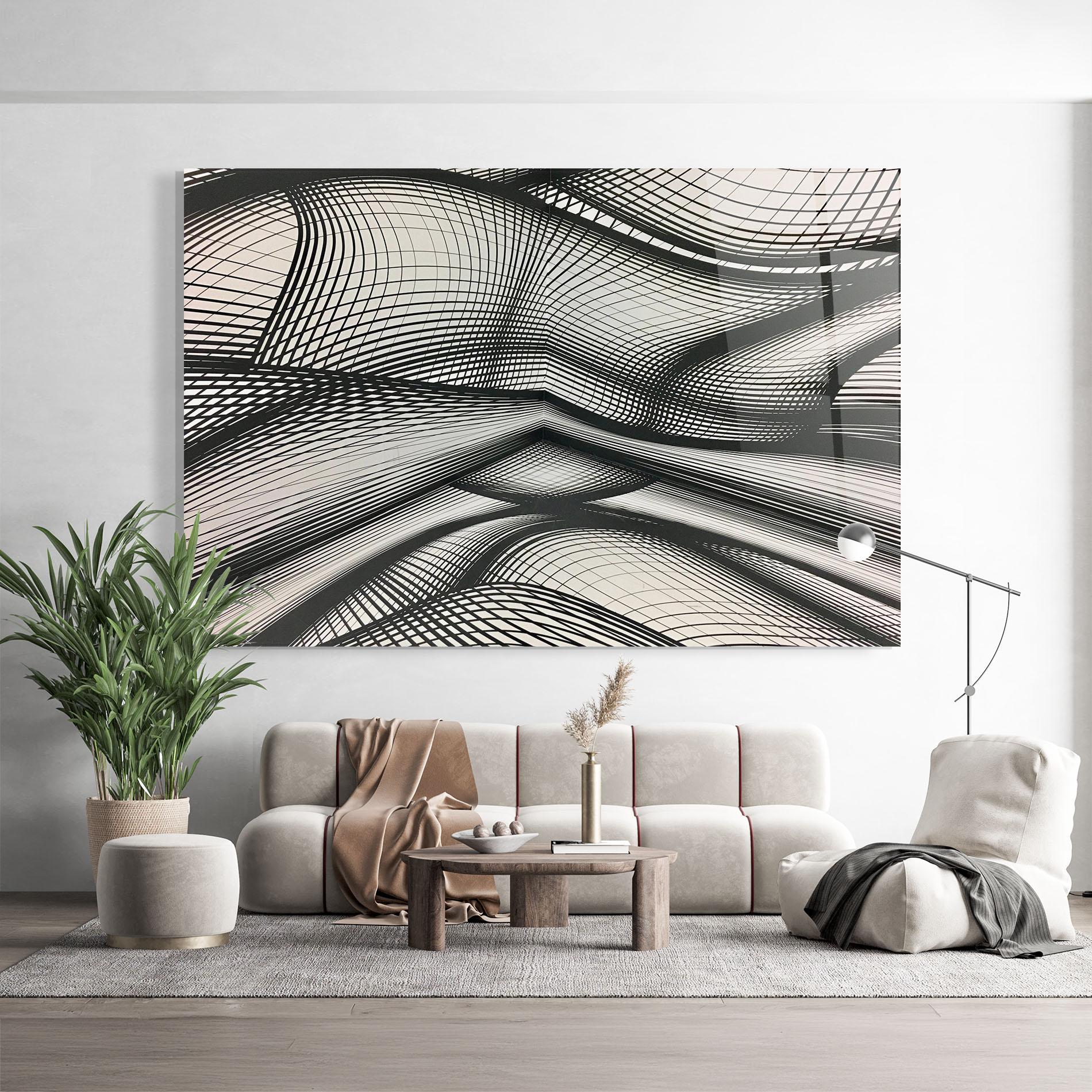 Glasbild Room Drawing mockup 9