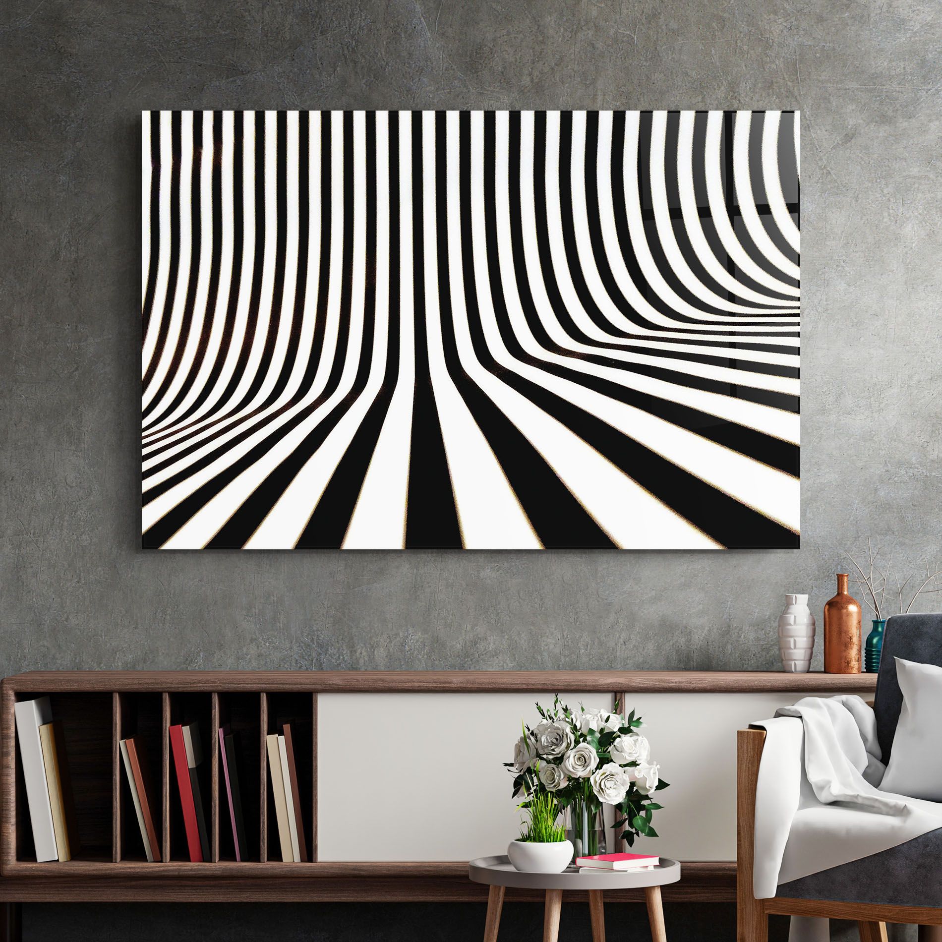 Black And White Illusion mockup 2