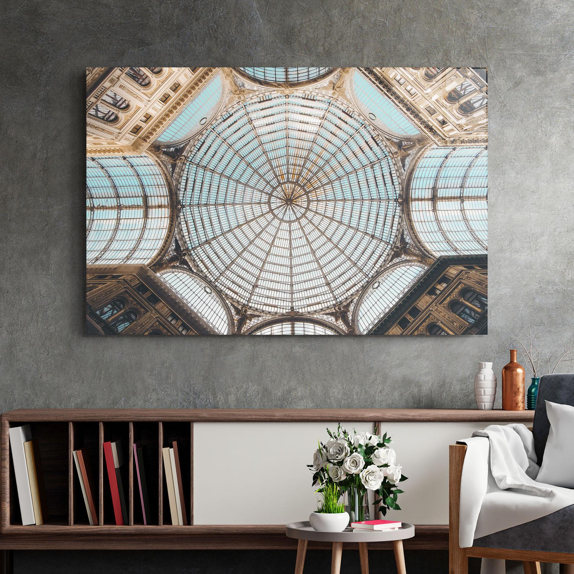 Glasbild Italy Celling mockup 2