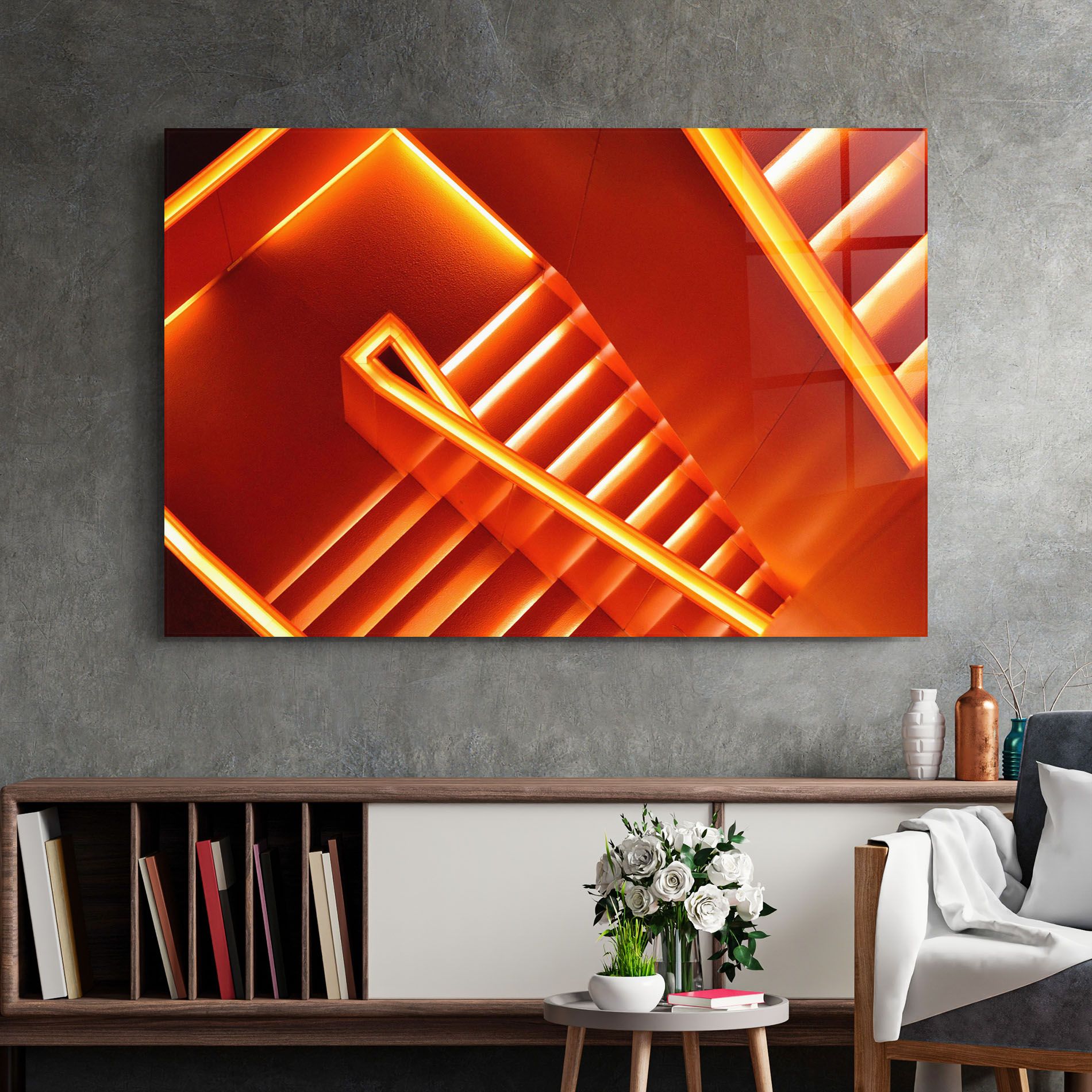 Orange Stairs mockup 2