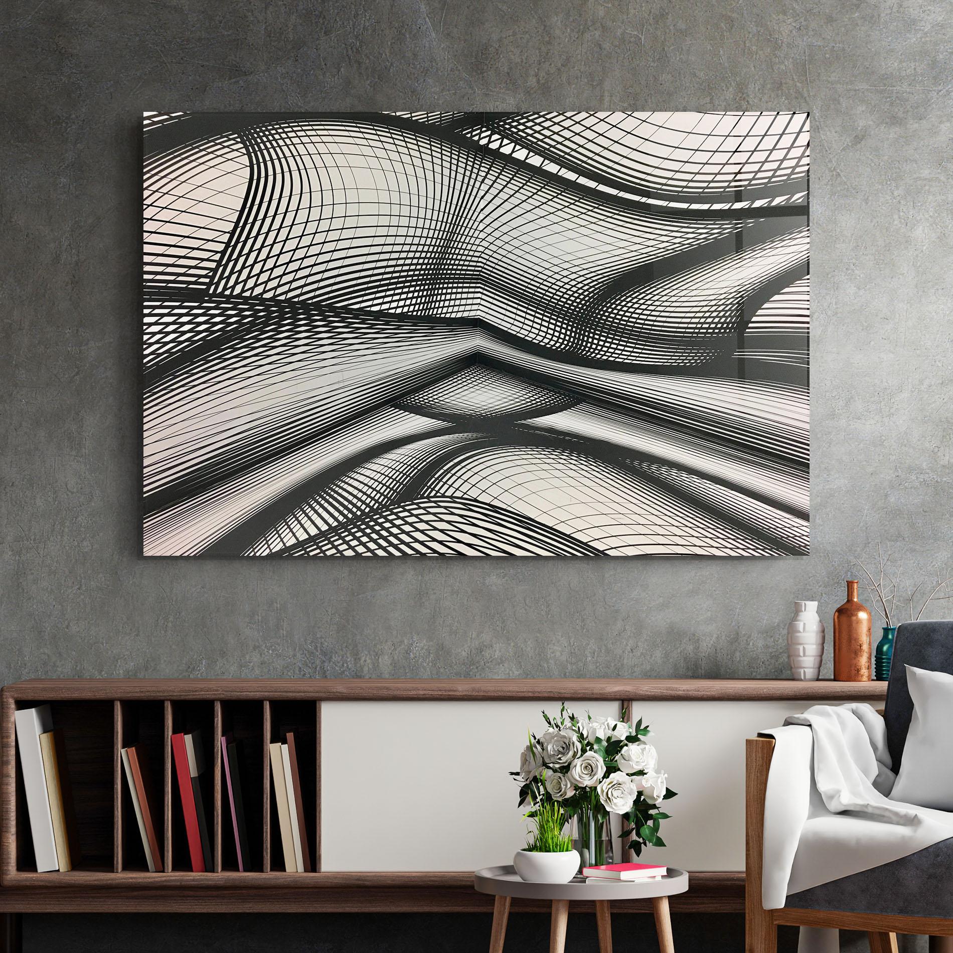 Glasbild Room Drawing mockup 2